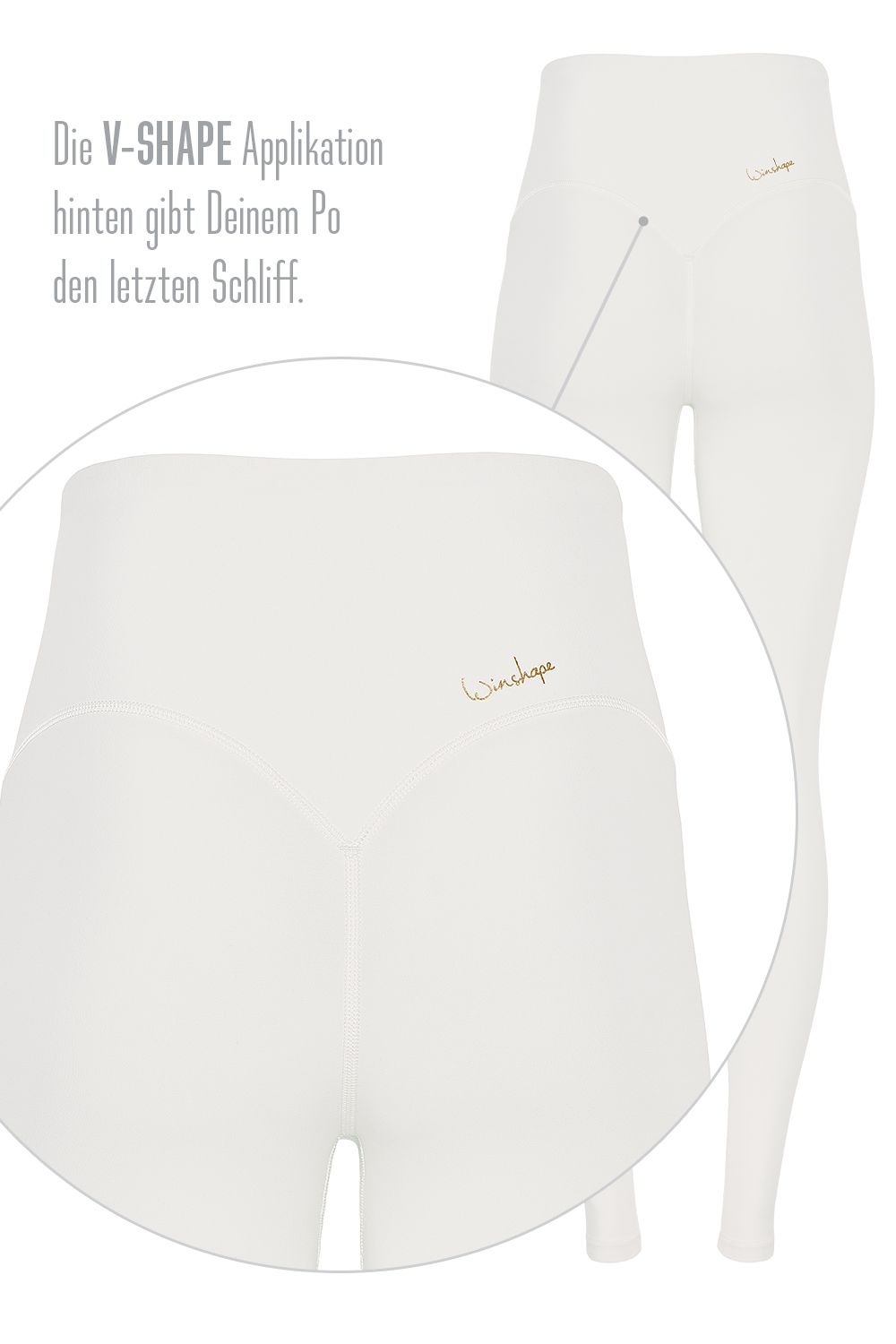 Winshape Leggings »Functional Comfort HWL117C«, mit V-Shape Applikation und Core-Bund