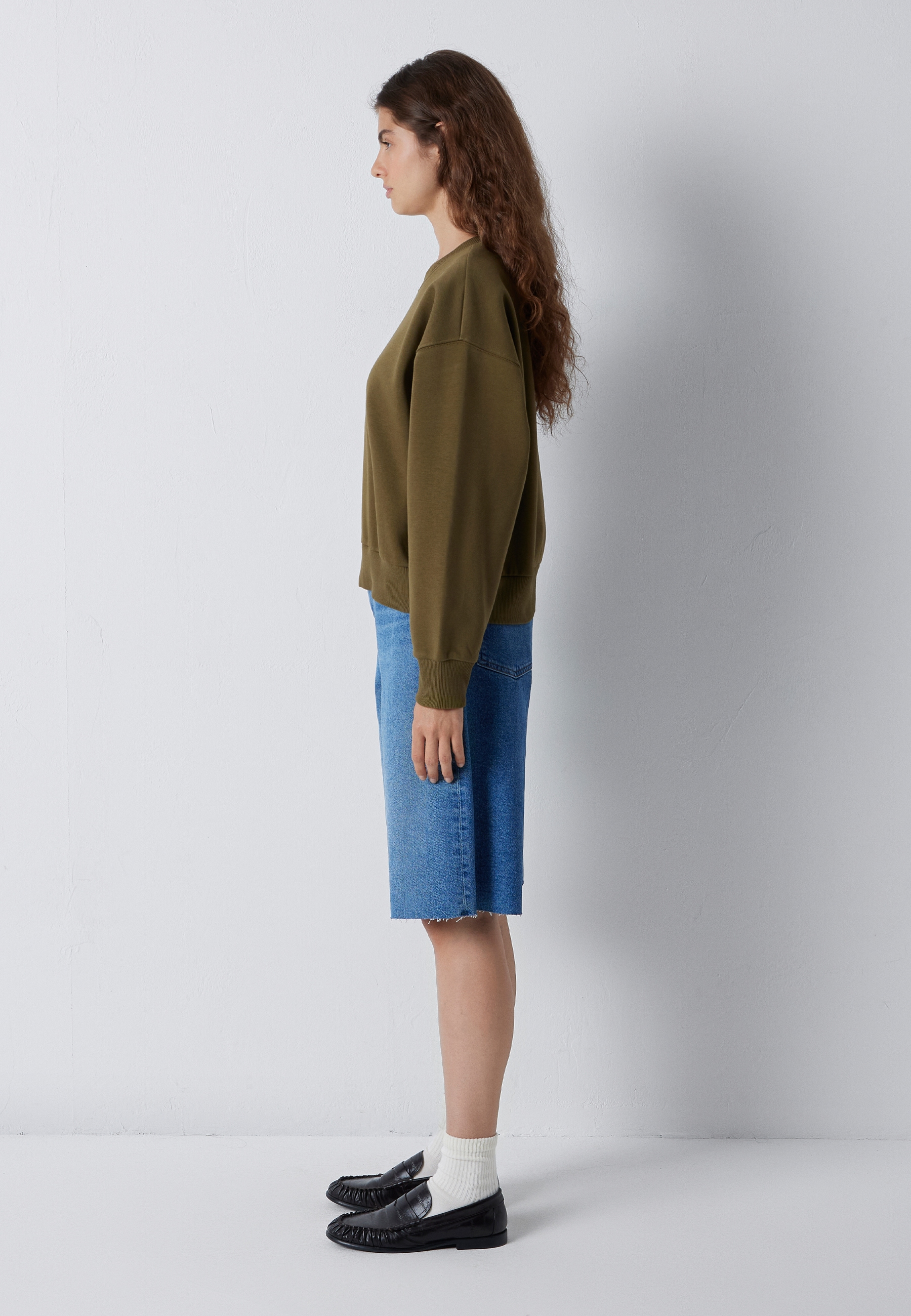 Mavi Rundhalspullover »CREW NECK SWEATSHIRT« Sweatshirt cropped