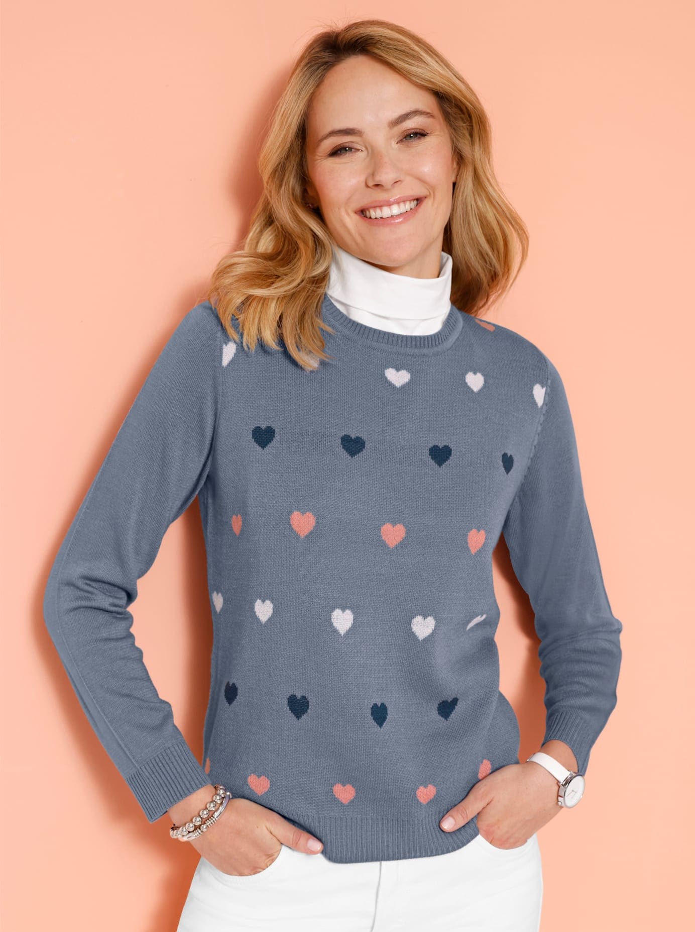 Classic Basics Strickpullover "Rundhals-Pullover" günstig online kaufen