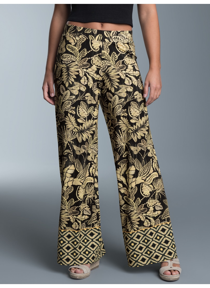 Trigema Jerseyhose "TRIGEMA Hüfthose mit floralem Allover-Print" günstig online kaufen