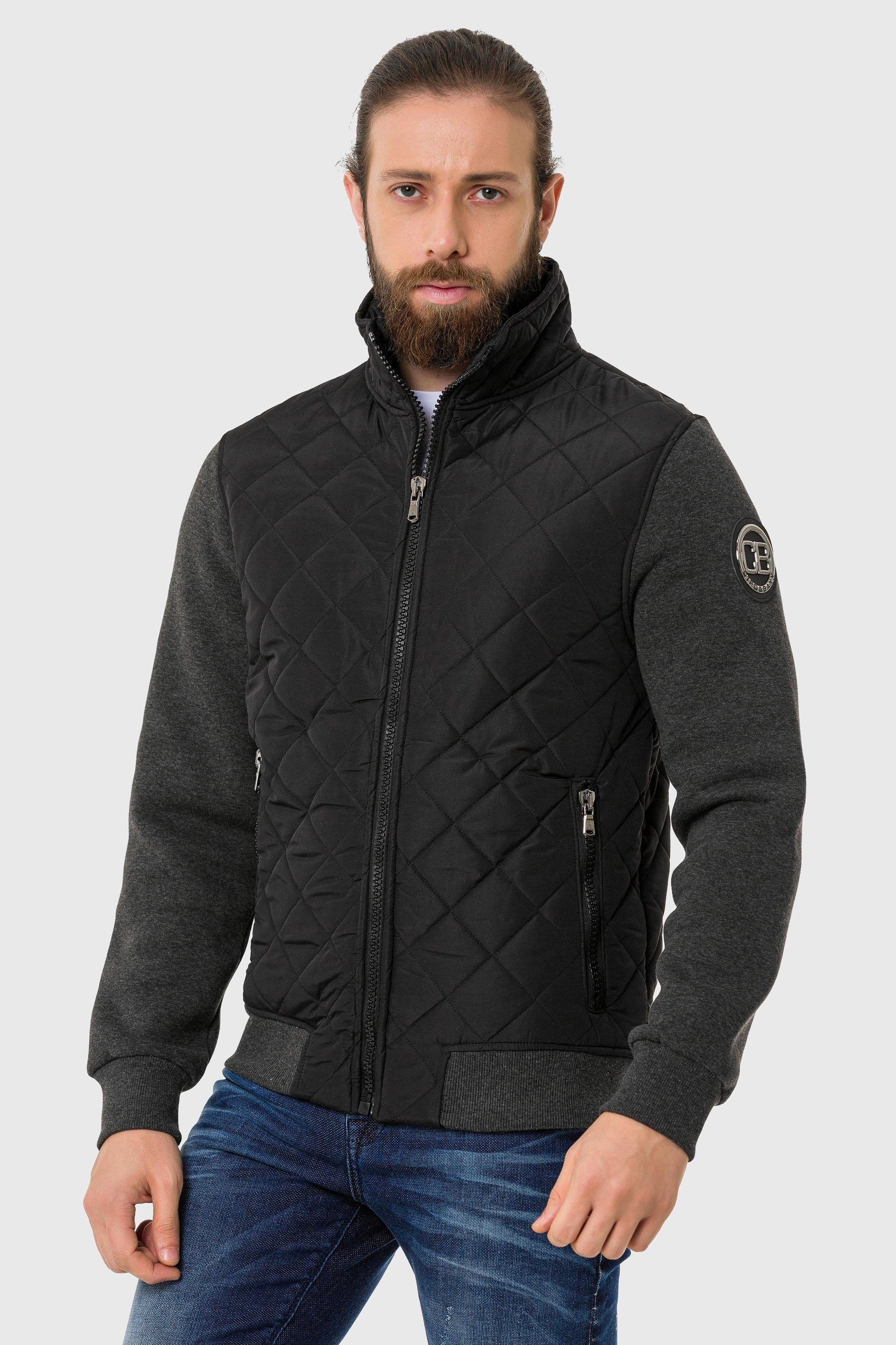 Cipo & Baxx Outdoorjacke »Jacke«, ohne Kapuze, mit Sweatärmeln