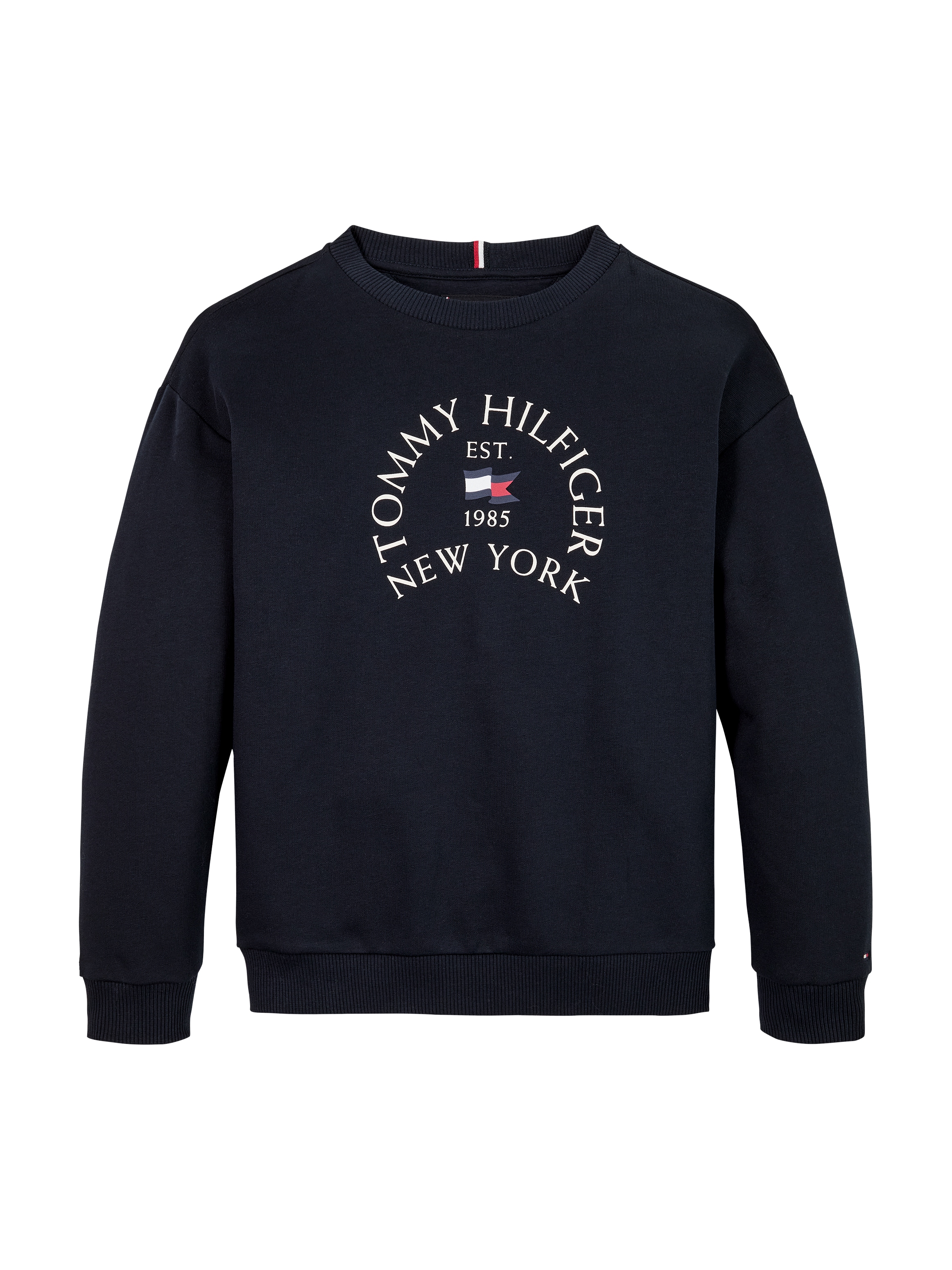 Tommy Hilfiger Sweatshirt »NAUTICAL ARCH PRINT FLEECE CN«, Baby bis 2 Jahre; mit Tommy Hilfiger Print