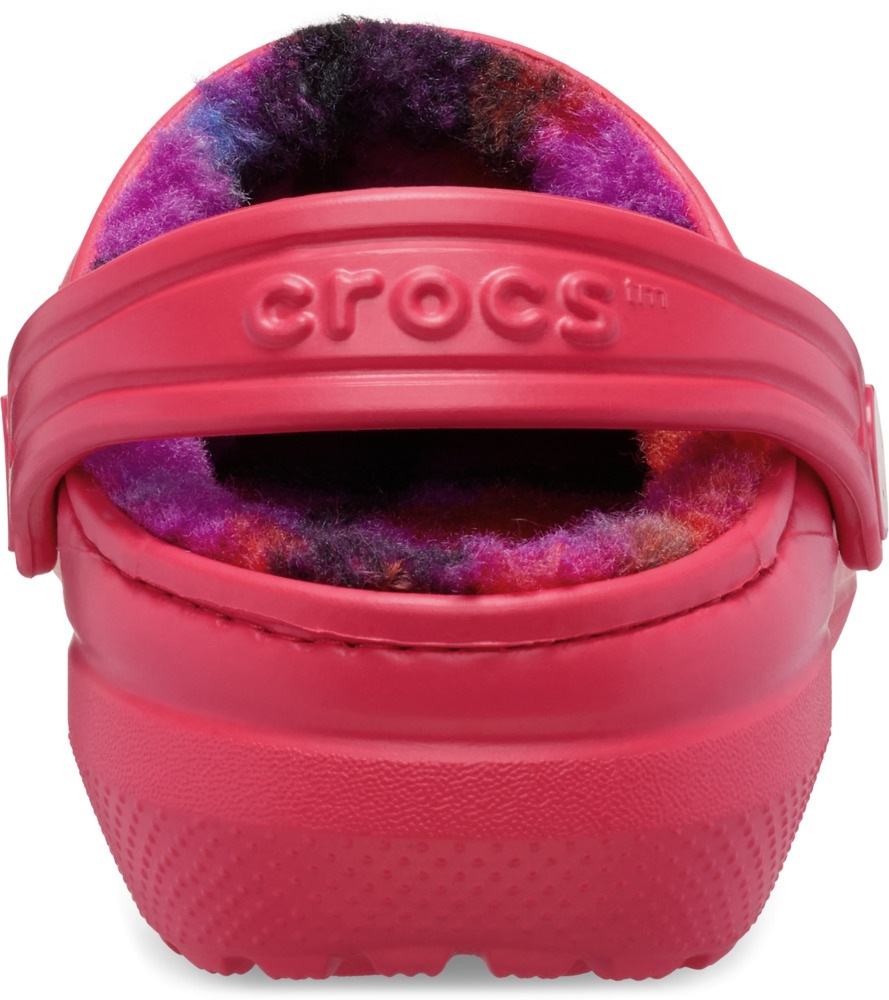 Crocs Clog »Classic Lined Bold Check«, Hausschuh mit Warmfutter
