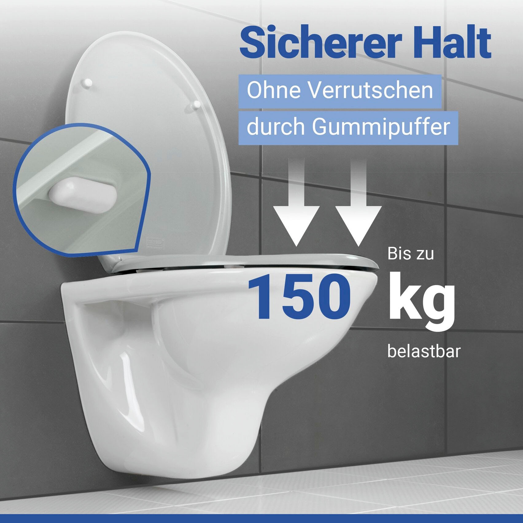 WENKO WC-Sitz »Ottana« Mit Absenkautomatik