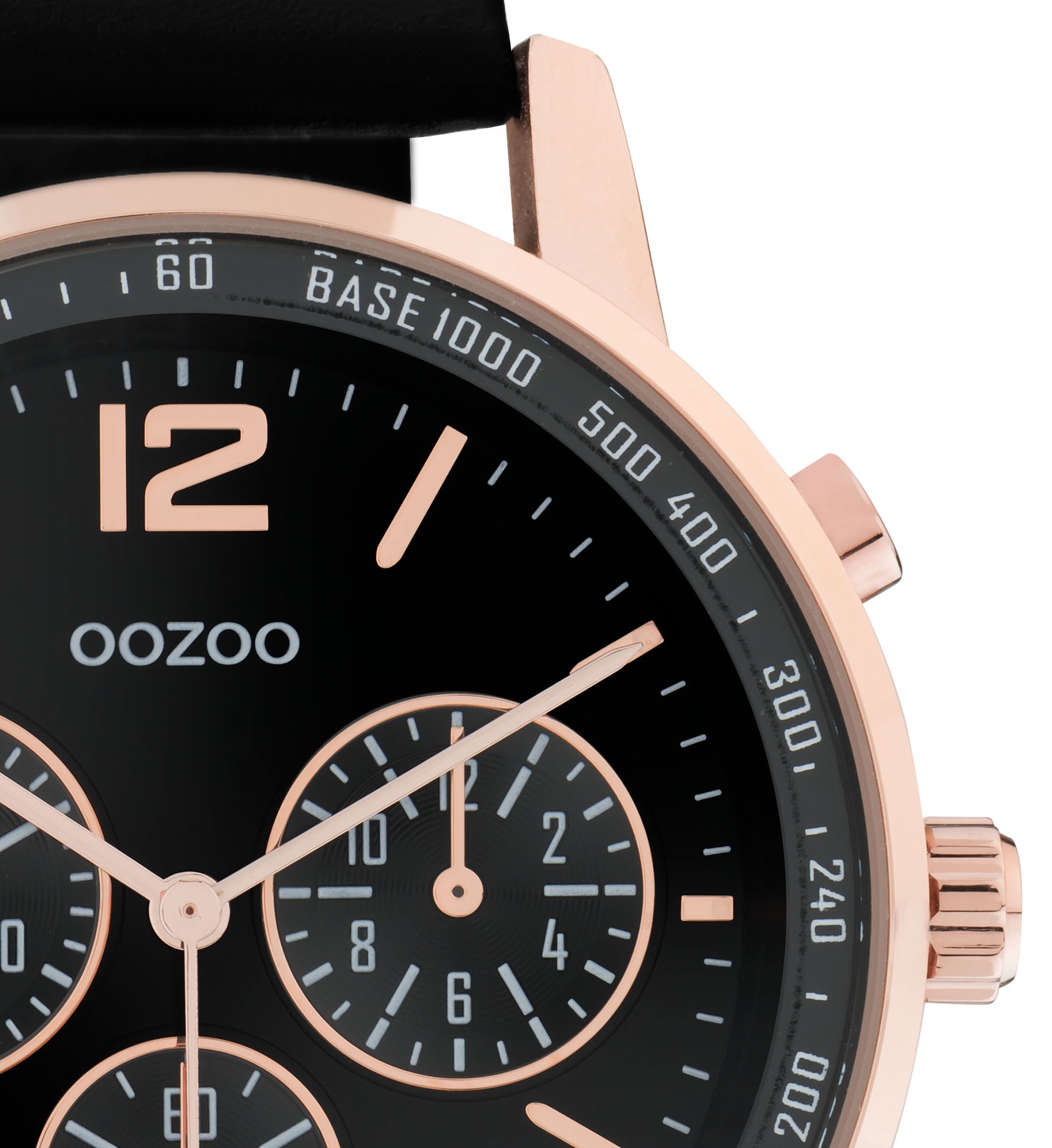 OOZOO Quarzuhr »C10814«, Armbanduhr, Damenuhr, Herrenuhr, Lederarmband