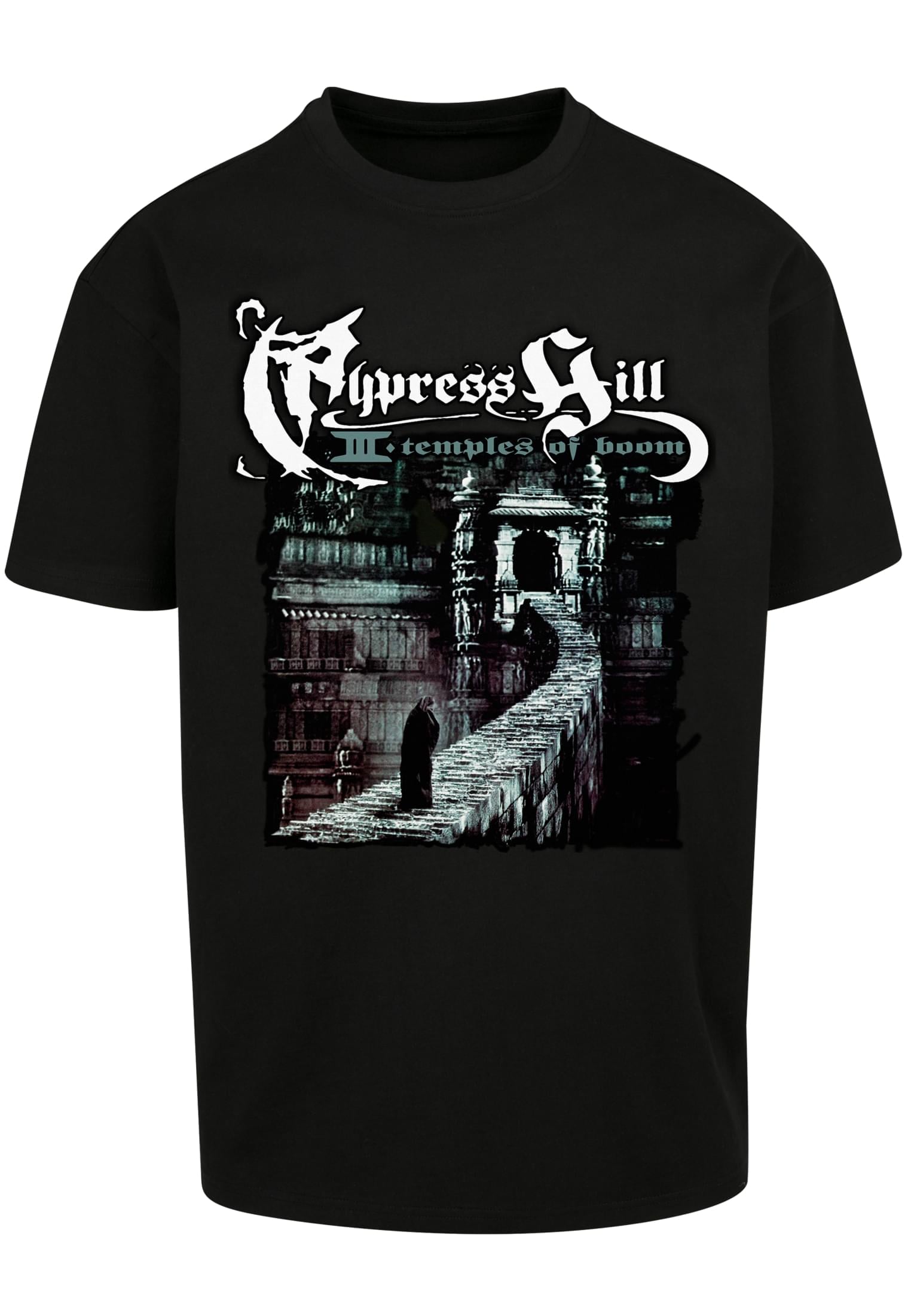 MisterTee Kurzarmshirt »Herren Cypress Hill Temples of Boom Oversize Tee«, (1 tlg.)