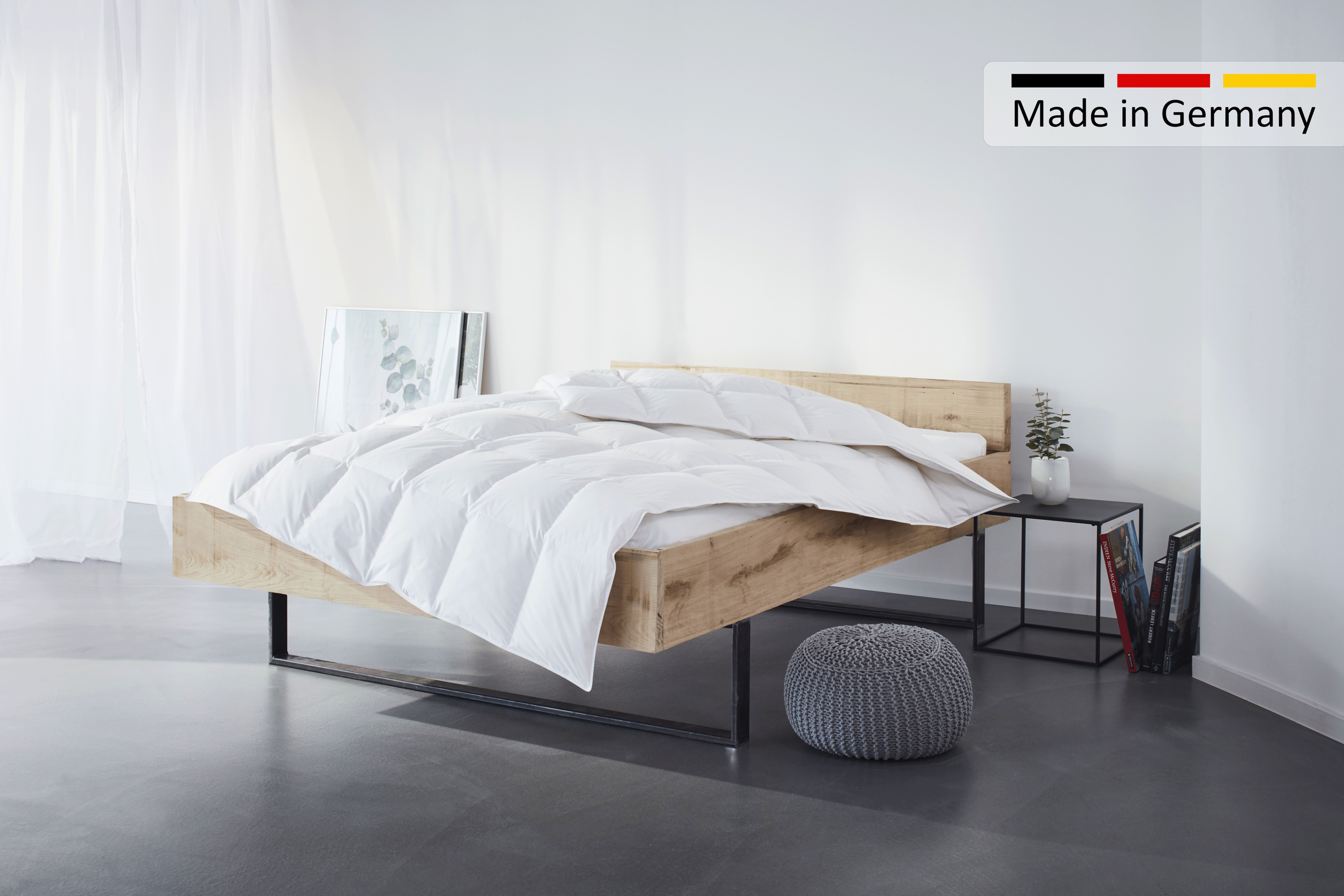 OTTO home Daunenbettdecke "Kyam, NEUHEIT Bettdecke für Sommer oder Winter" normal Füllung 90Daunen10Federn 1 Stk. tlg. Bettdecke 135x200, 155x220 cm und weiteren Größen erhältlich