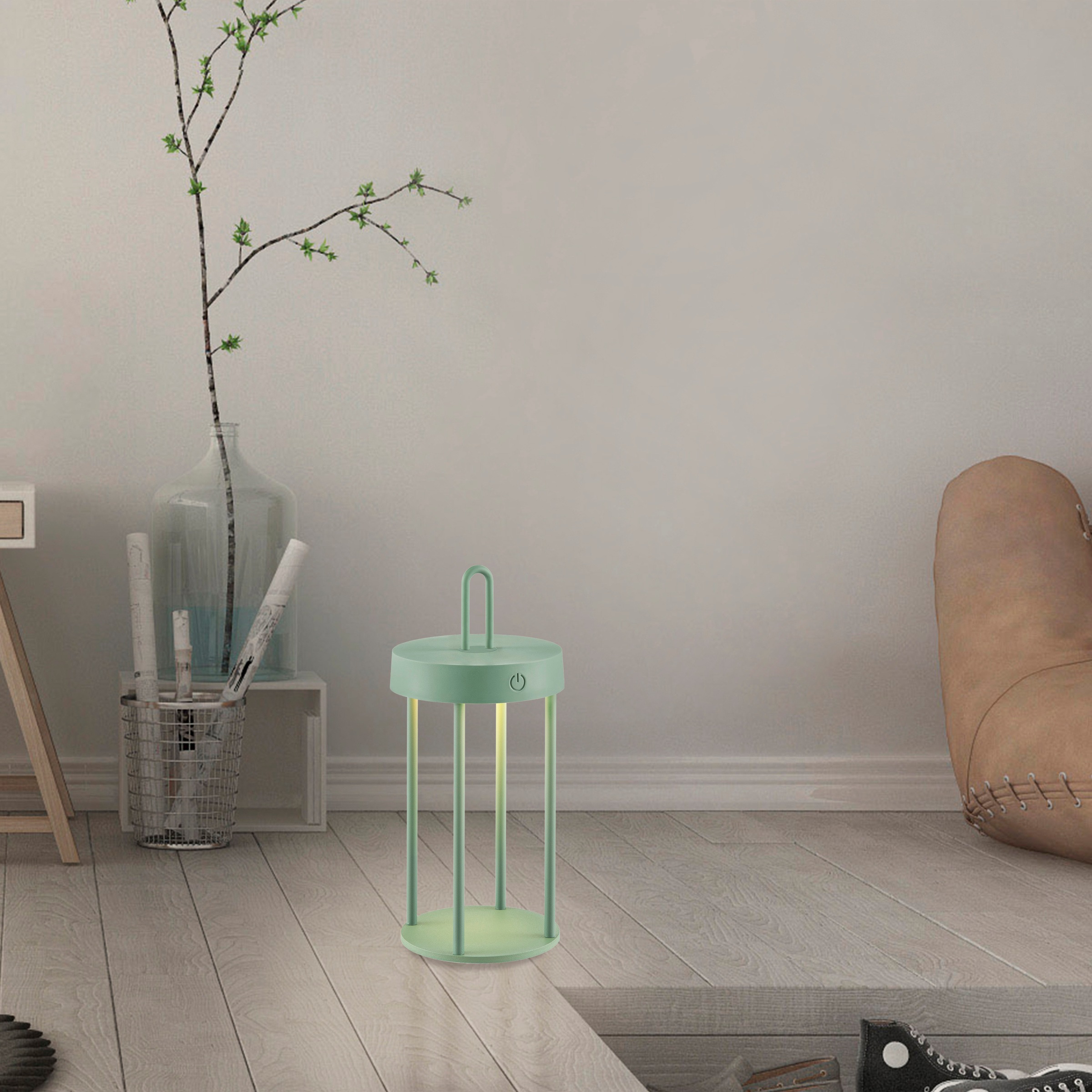 JUST LIGHT Tischleuchte »ANSELM«, 1 flammig, Leuchtmittel LED-Modul | LED fest integriert, Akkuleuchte