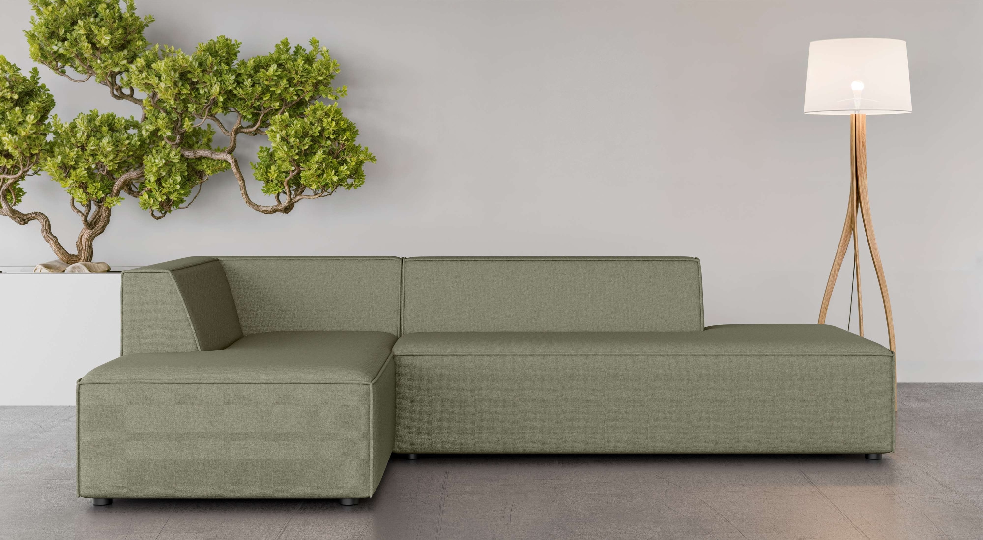 OTTO home Ecksofa "Ecksofa Cavan mit Ottomane links oder rechts bestellbar" günstig online kaufen