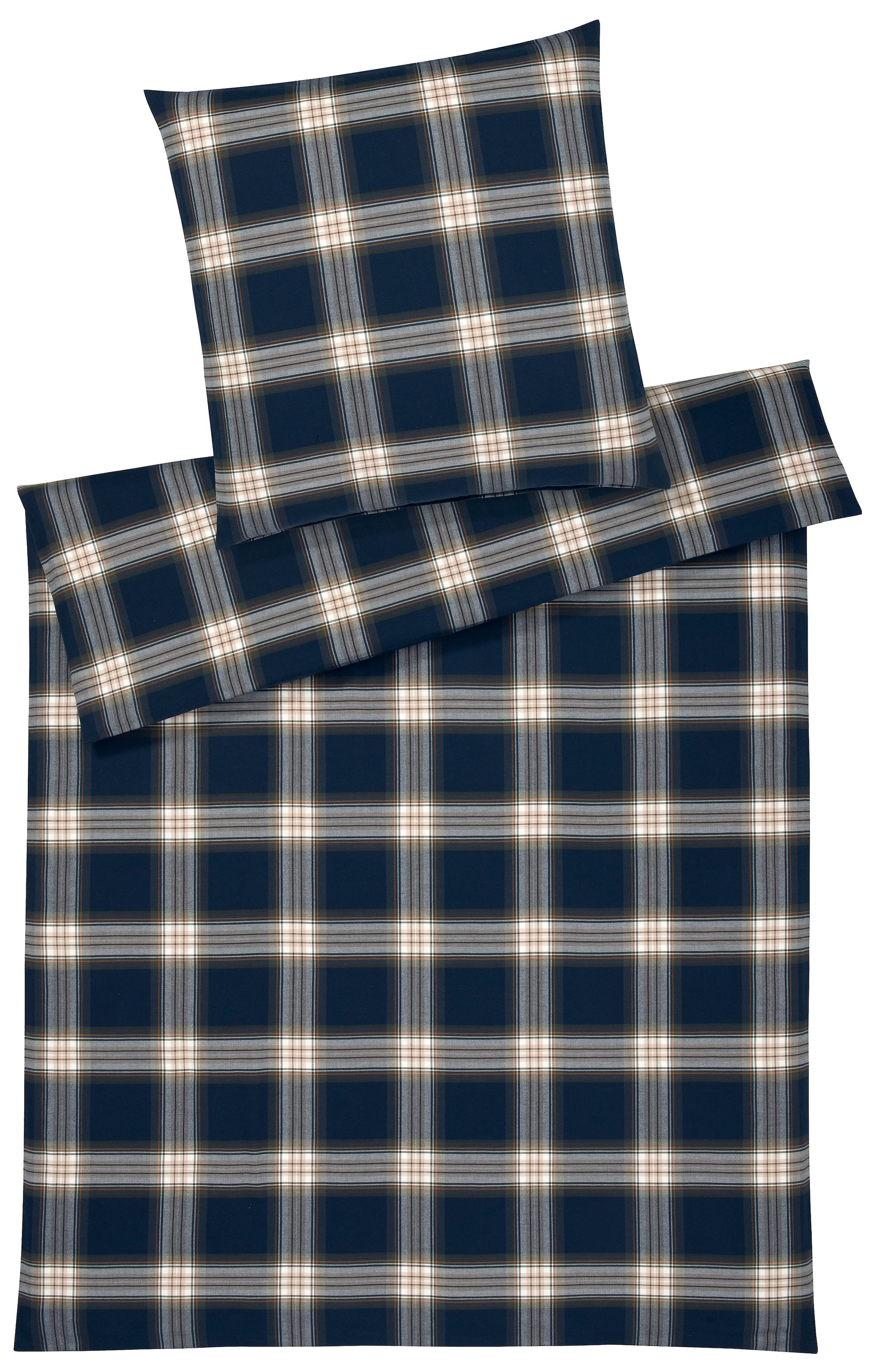 Elegante Bettwäsche "Westminster" 2 Stk. tlg. angenehmes Hautgefühl günstig online kaufen