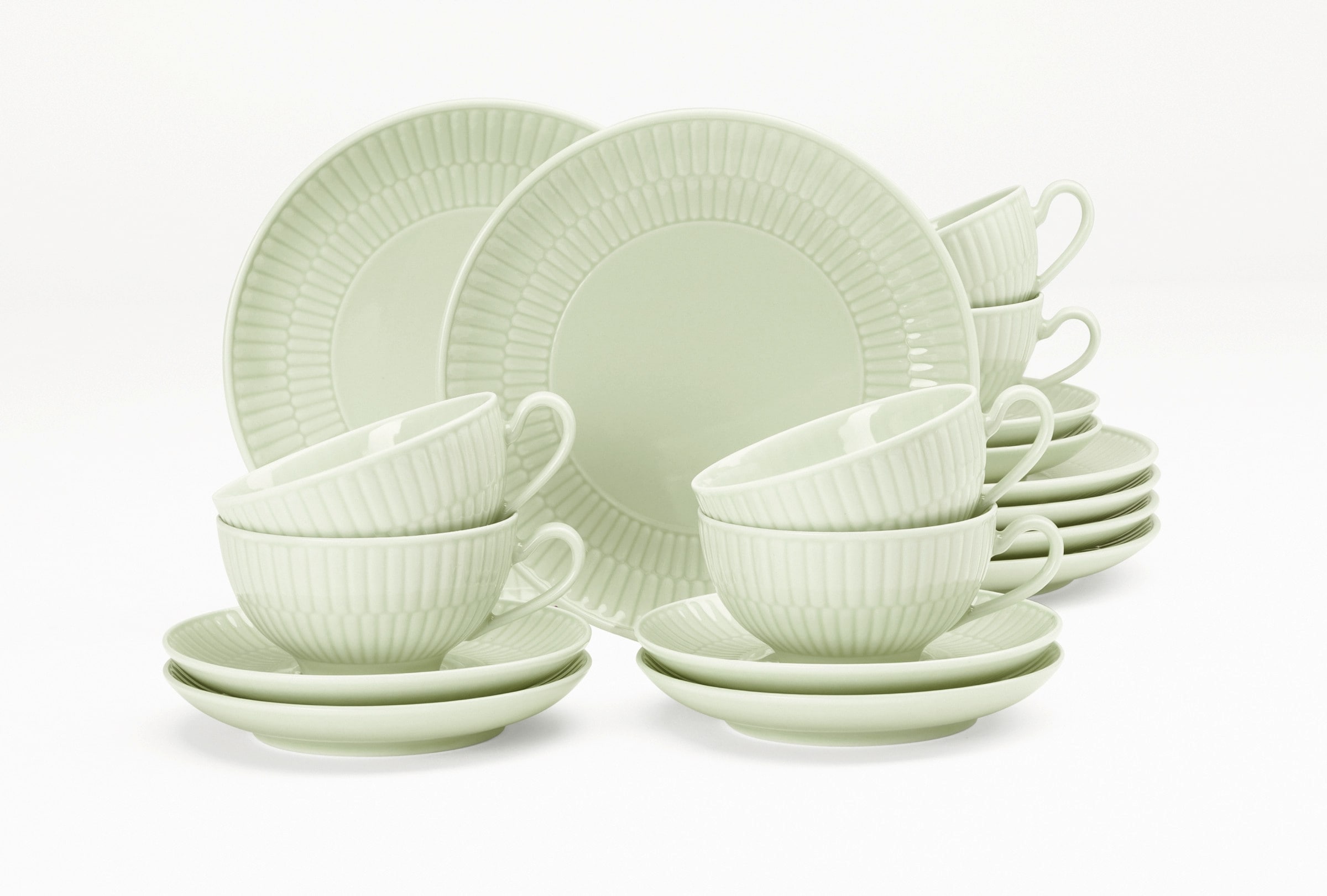 Seltmann Weiden Geschirr-Set "Teeservice 18-teilig klein Amina seladon" Tel günstig online kaufen