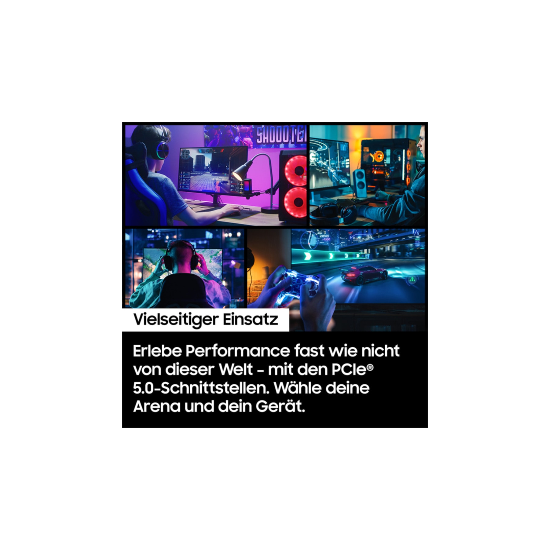 Samsung interne SSD »9100 PRO Heatsink PCIe® 5.0 NVMe™ M.2 SSD - 4 TB«