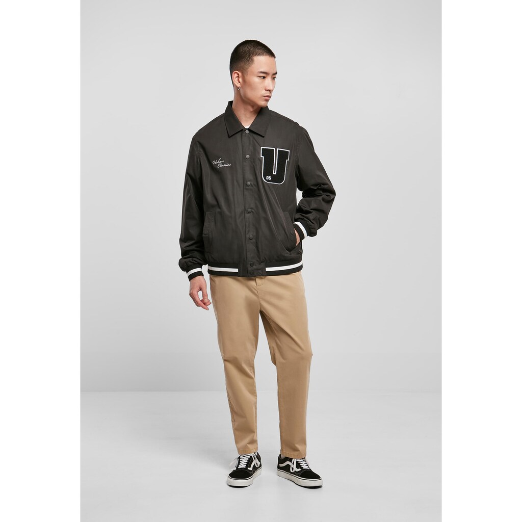 URBAN CLASSICS Collegejacke »Urban Classics Herren Sports College Jacket«, (1 St.), ohne Kapuze