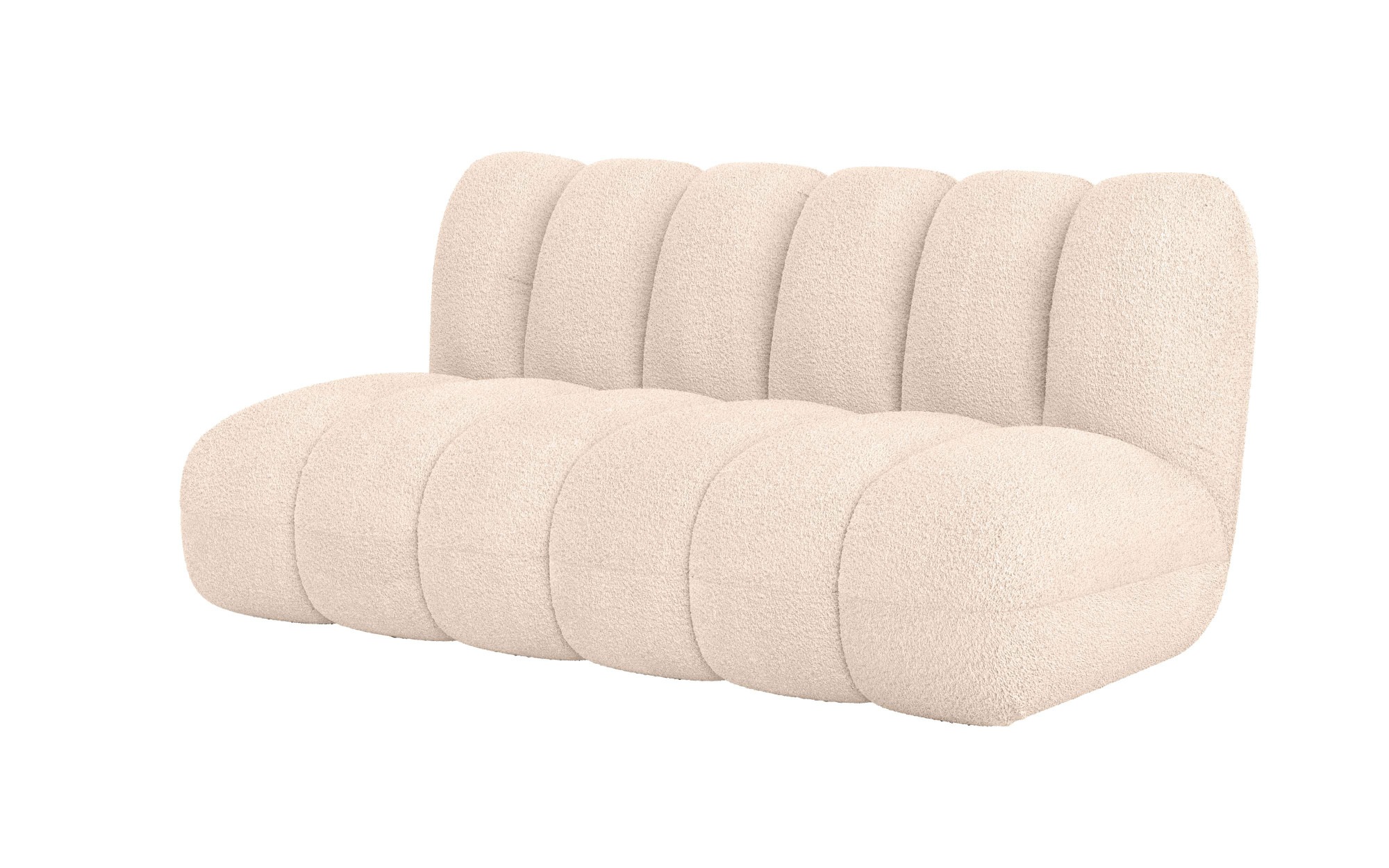 LeGer Home by Lena Gercke 2,5-Sitzer »Priya Designersofa, moderne Steppung, auch in Bouclé«, gemütlich und modern, B/T/H: 185/108/84 cm