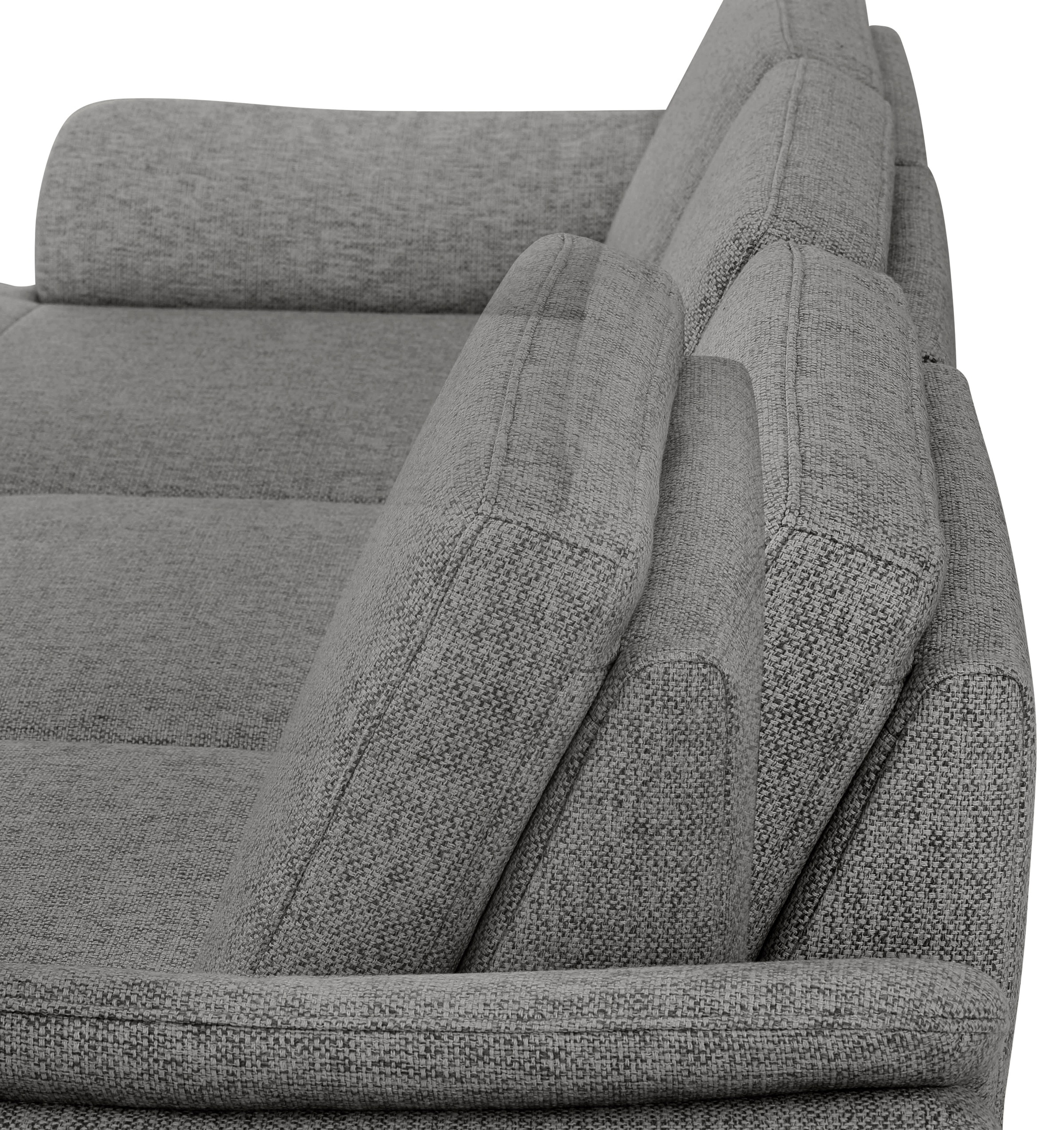 Home affaire Ecksofa »Palace L-Form«, incl. Sitztiefenverstellung, wahlweise mit Bettfunktion und Stauraum