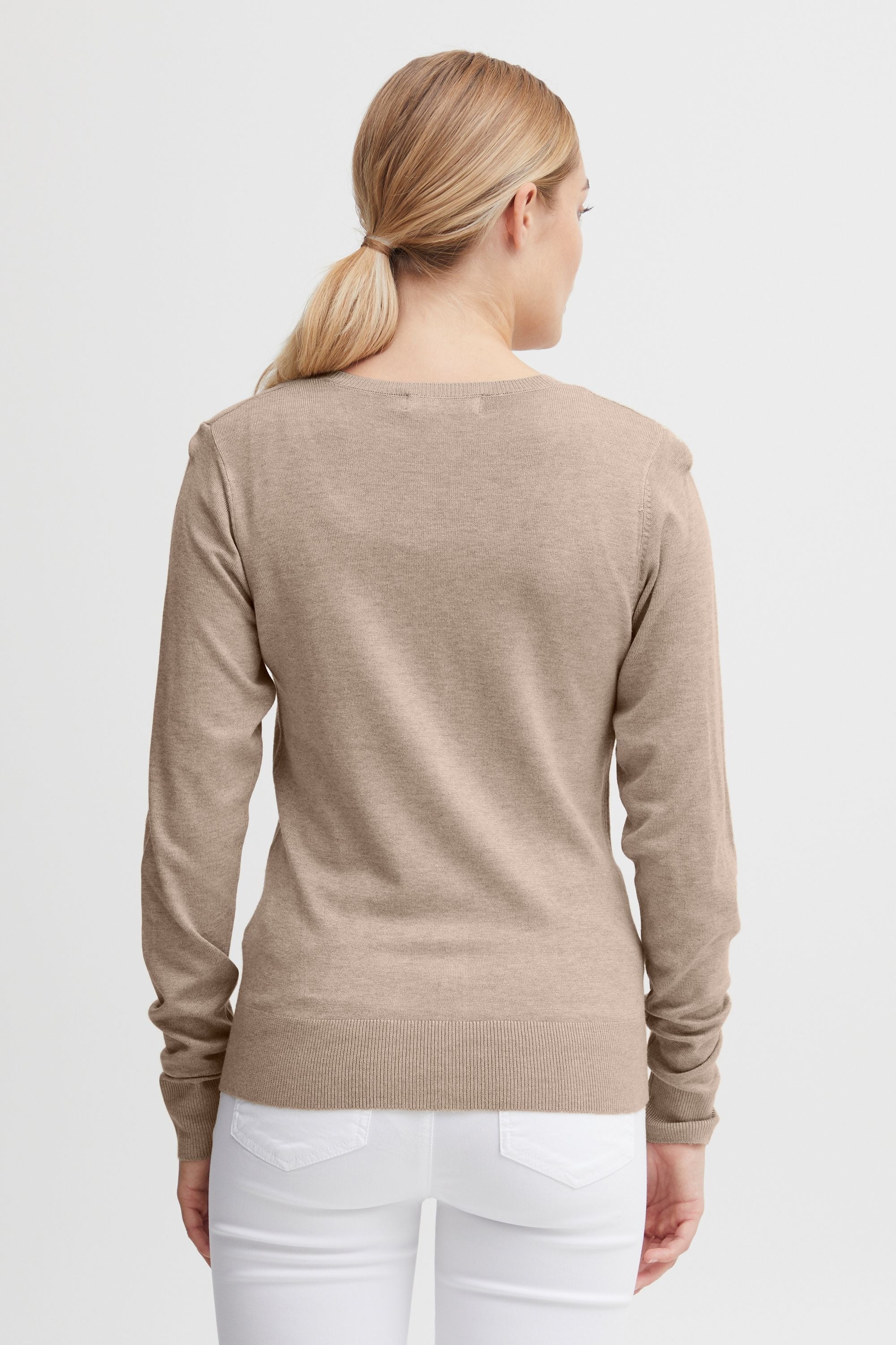 OXMO OXHelene Knit Cardigan Beige M 3