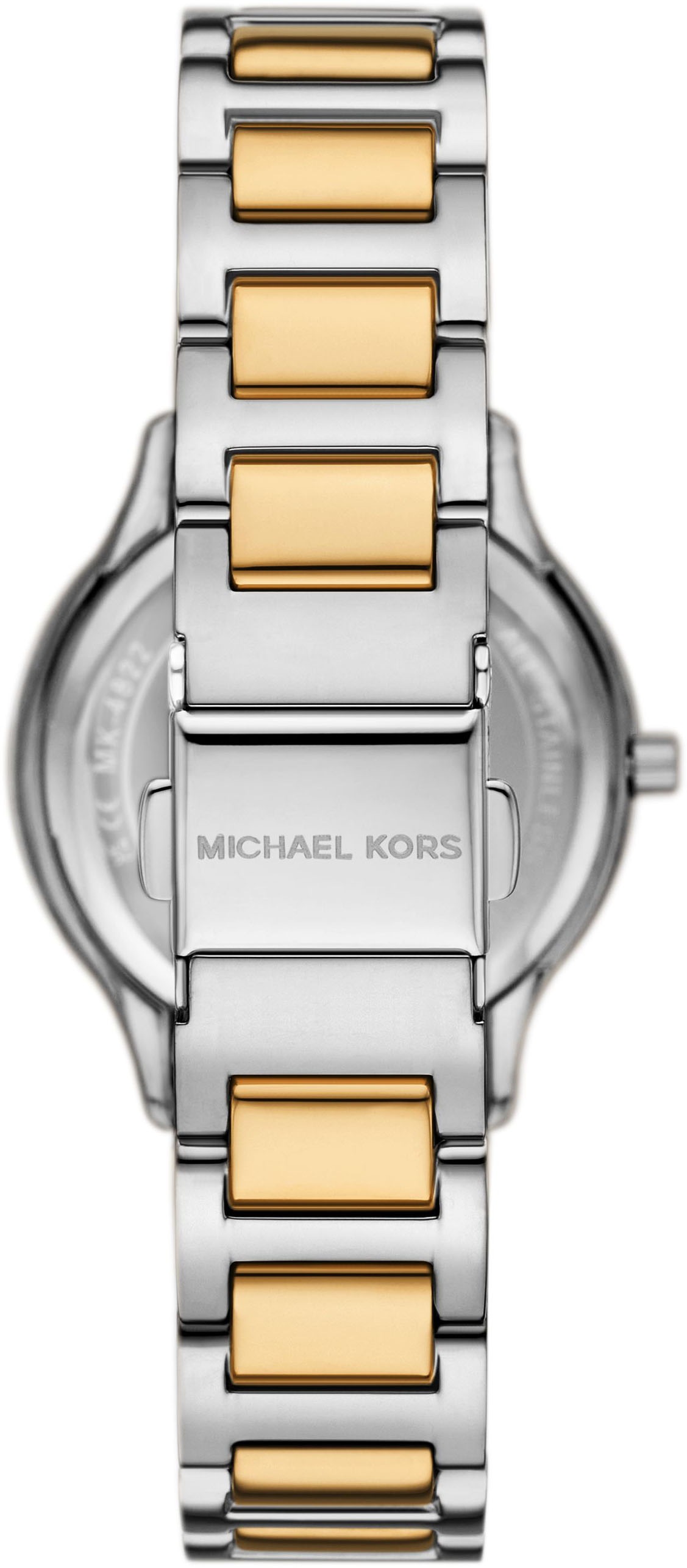 MICHAEL KORS Quarzuhr »SAGE 31 mm«, Armbanduhr, Damenuhr, Edelstahlarmband, analog, Glassteine
