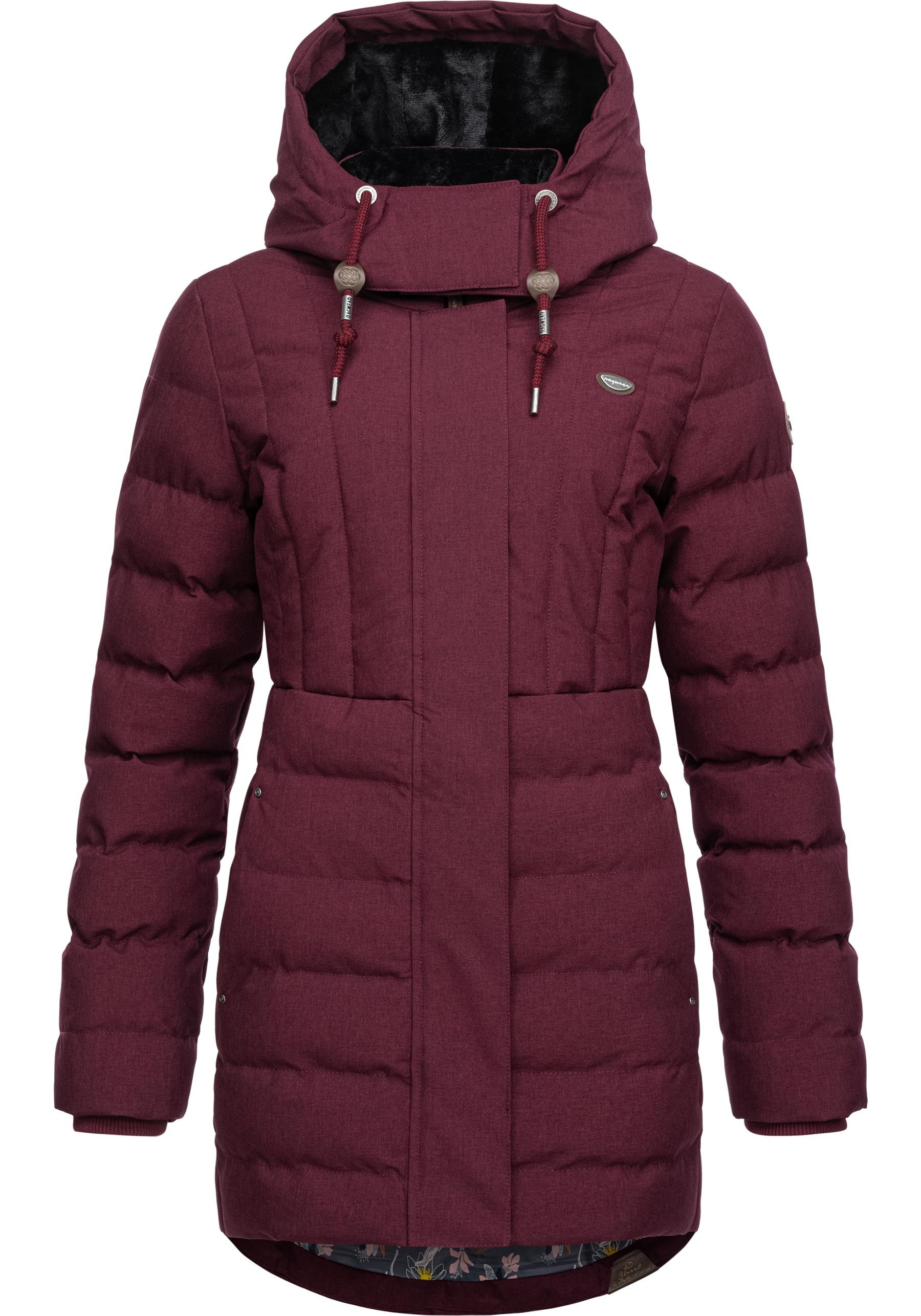 Ragwear Kurzmantel »Ashanta«, Wasserdichter Winterparka mit gefütterter Kapuze