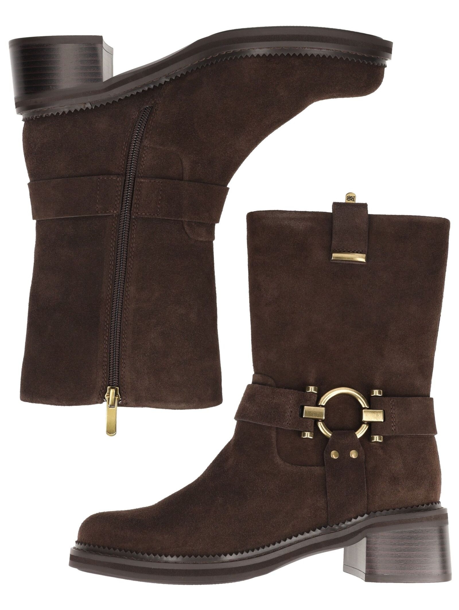 Regarde Le Ciel Bikerboots »Regarde Le Ciel Stiefelette Veloursleder«