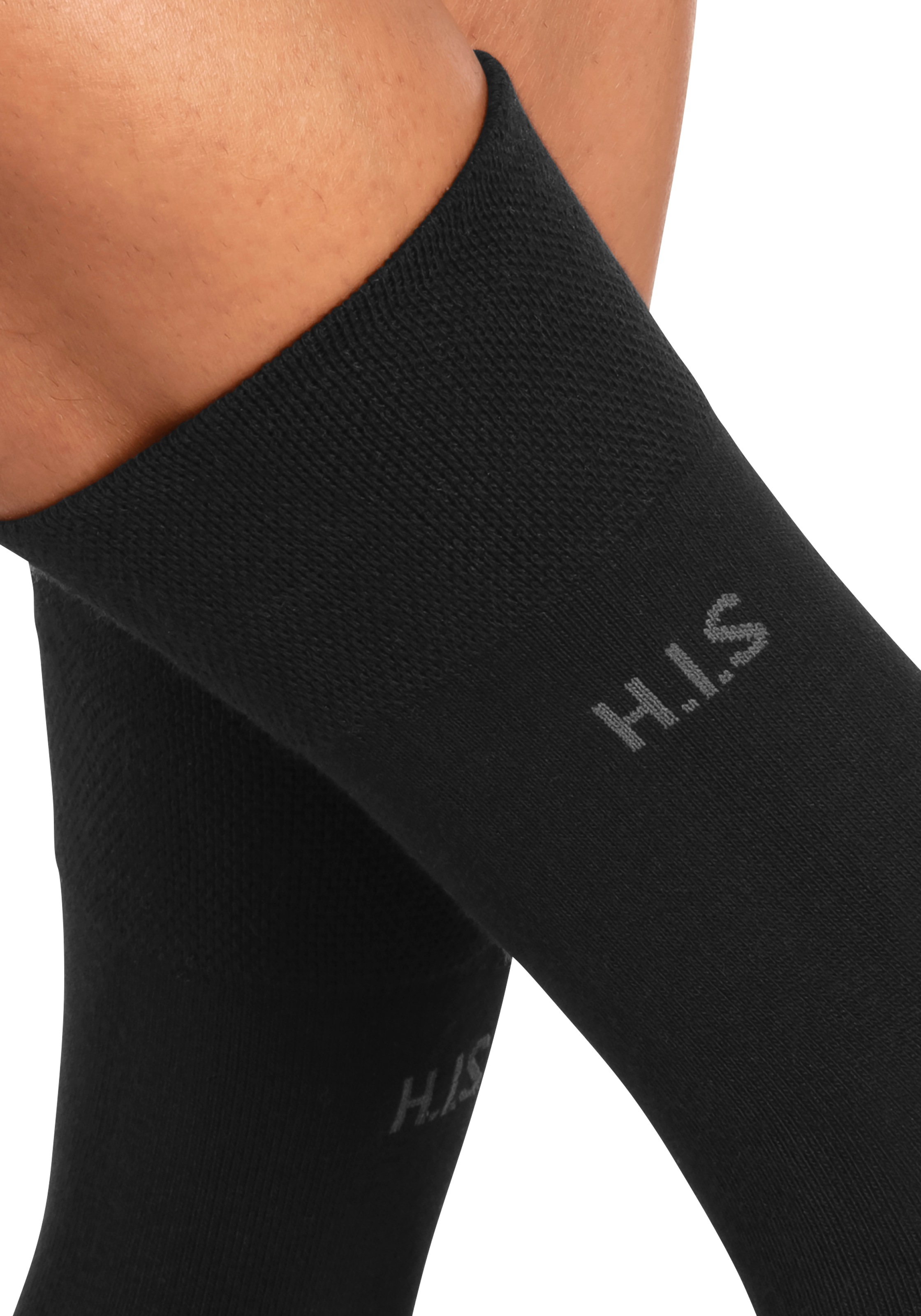 H.I.S Socken, (Packung, 12 Paar), ohne einschneidendes Gummi