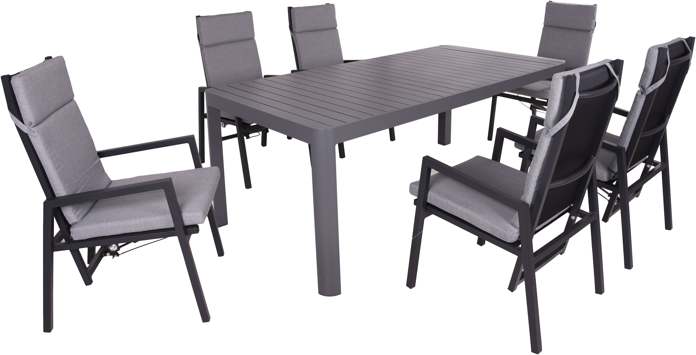 Garden Pleasure Garten-Essgruppe "AMIRA/SINTRA Set 01", (7 tlg.) günstig online kaufen