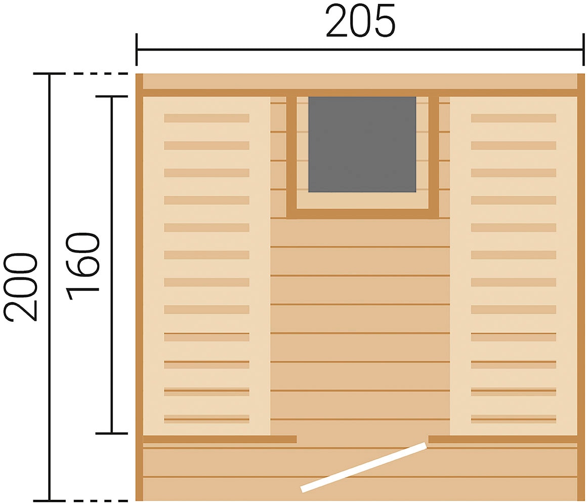 weka Saunahaus »Laadi 2«