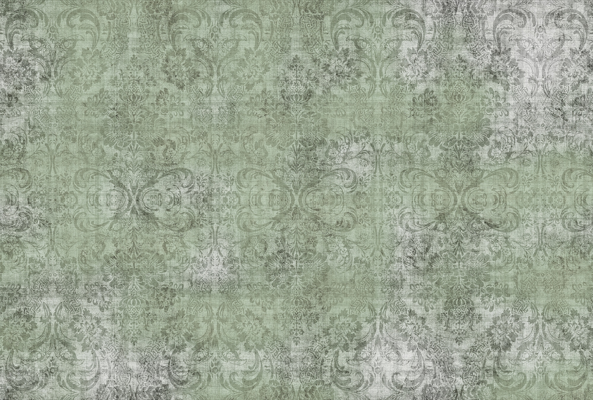 living walls Fototapete "Walls by Patel Old Damask 2" glatt Vlies, Wand, Schräge