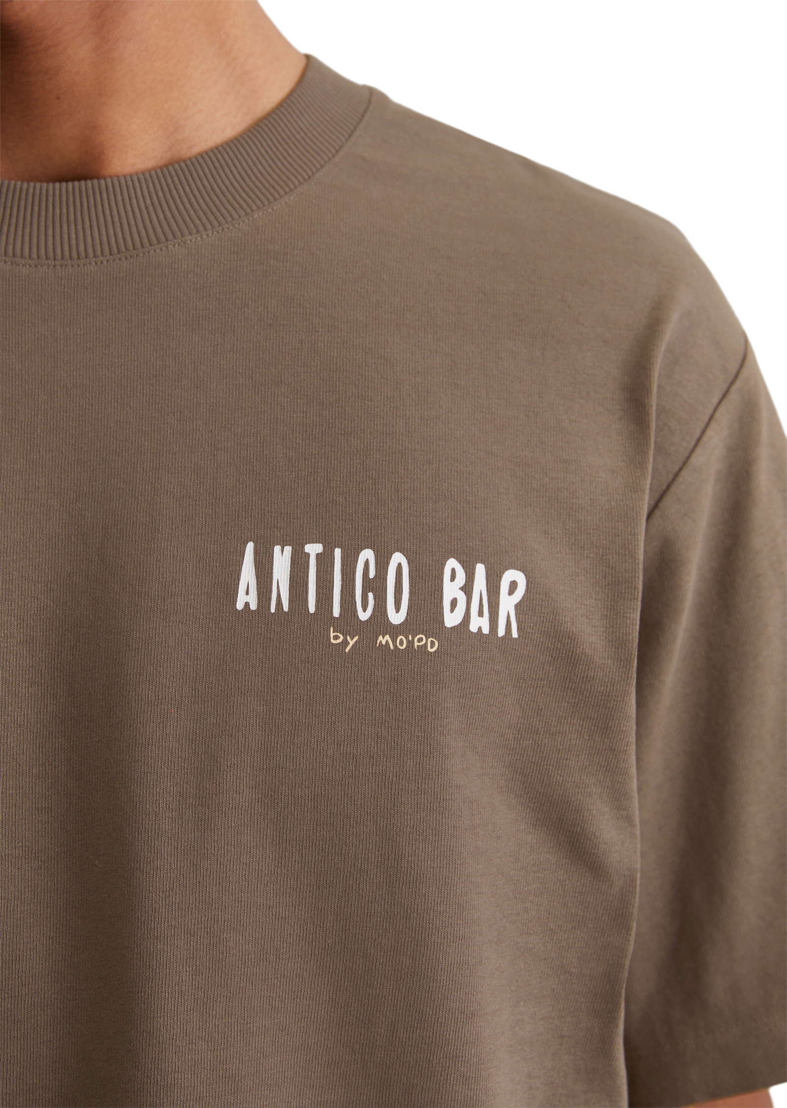 Marc O'Polo DENIM T-Shirt »mit markantem Rückenprint«