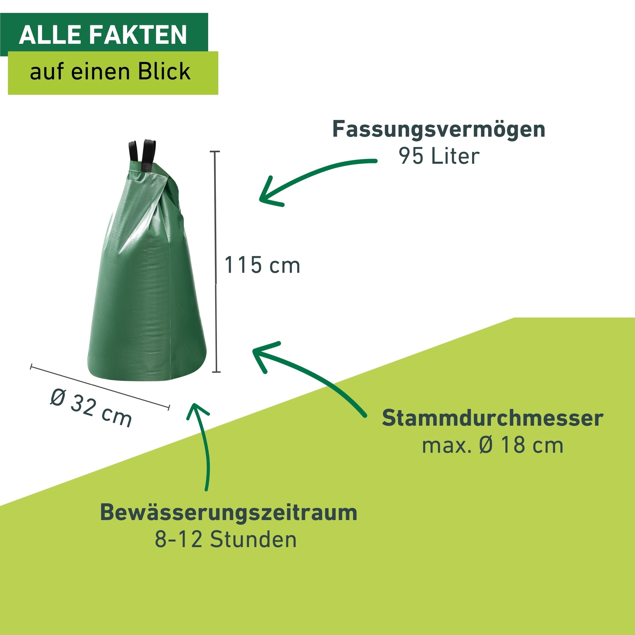 Windhager Bewässerungssystem »Baumbewässerungsbeutel« ()  zur konstanten Tröpfchenbewässerung von Bäumen