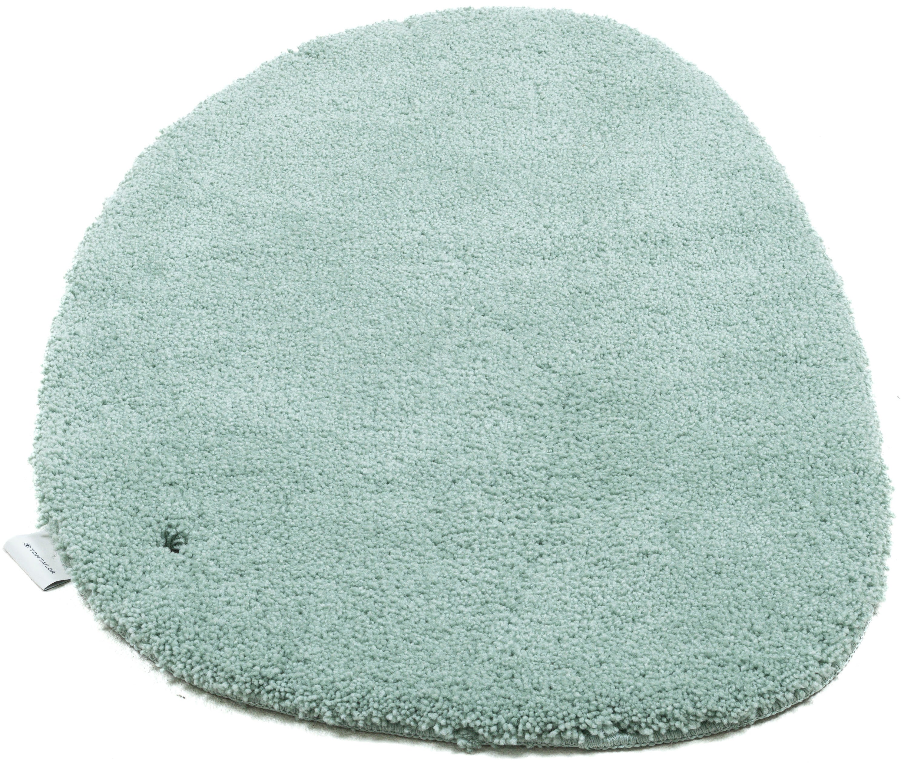 TOM TAILOR HOME Badematte "Cozy Bath UNI, Badvorleger, Badezimmer Teppich" Höhe 27 mm rutschhemmend beschichtet fußbodenheizungsgeeignet Badteppich, Uni Farben, rechteckig, in rund & oval erhältlich