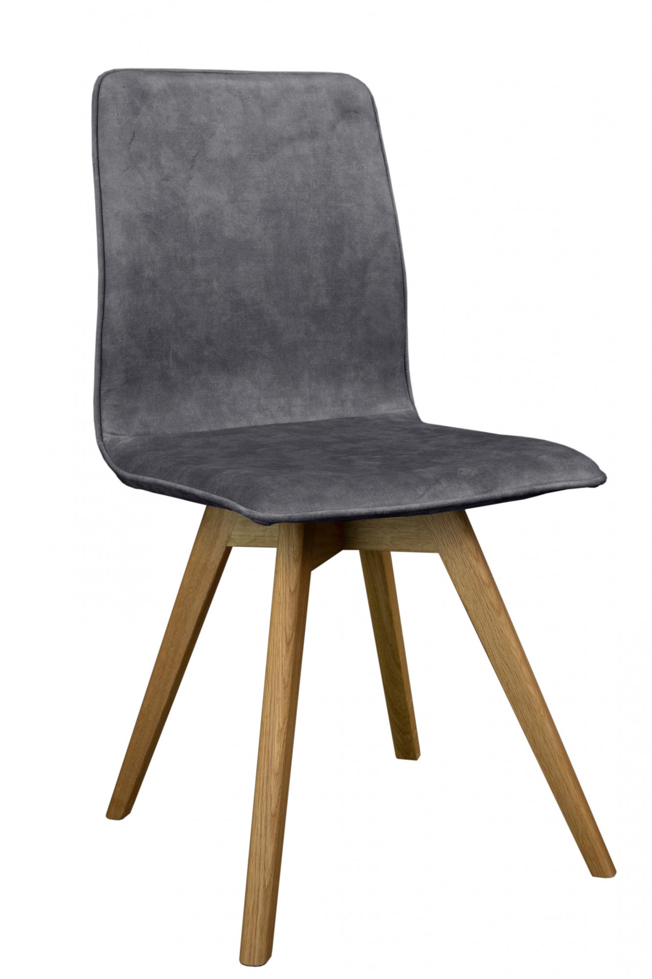 andas Esszimmerstuhl »Rania«, (Set), 2 St., Samtvelours, Massivholzgestell, mit Keder