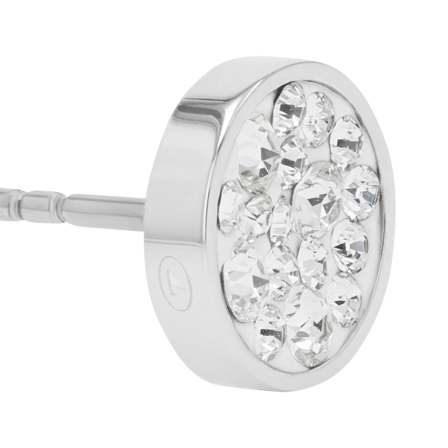 TOM TAILOR Paar Ohrstecker »Schmuck Geschenk Edelstahl Kreis rund« mit Kristallsteine