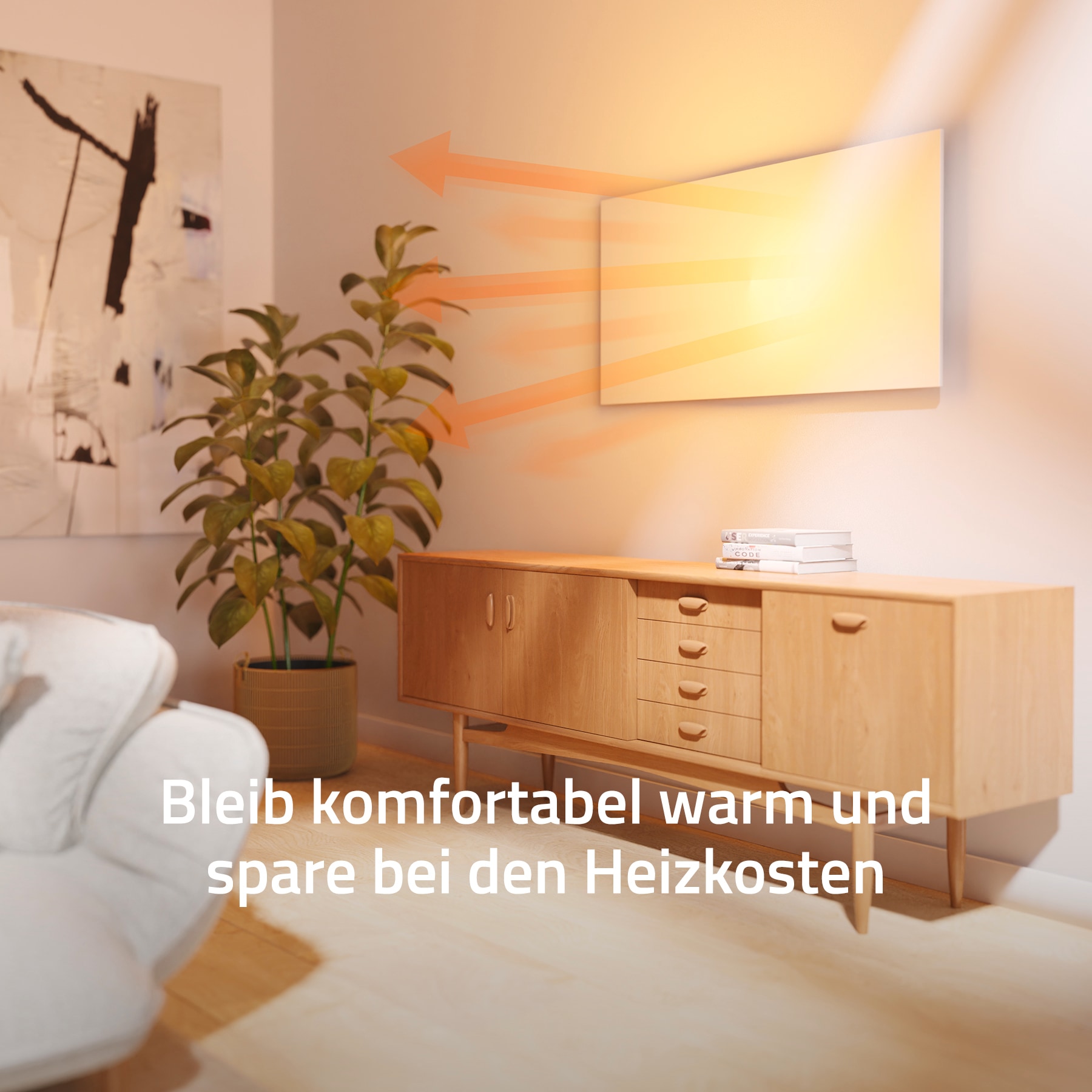 Hombli Smart-Home-Zubehör »Smartes Infrarot Heizpanel 700W«