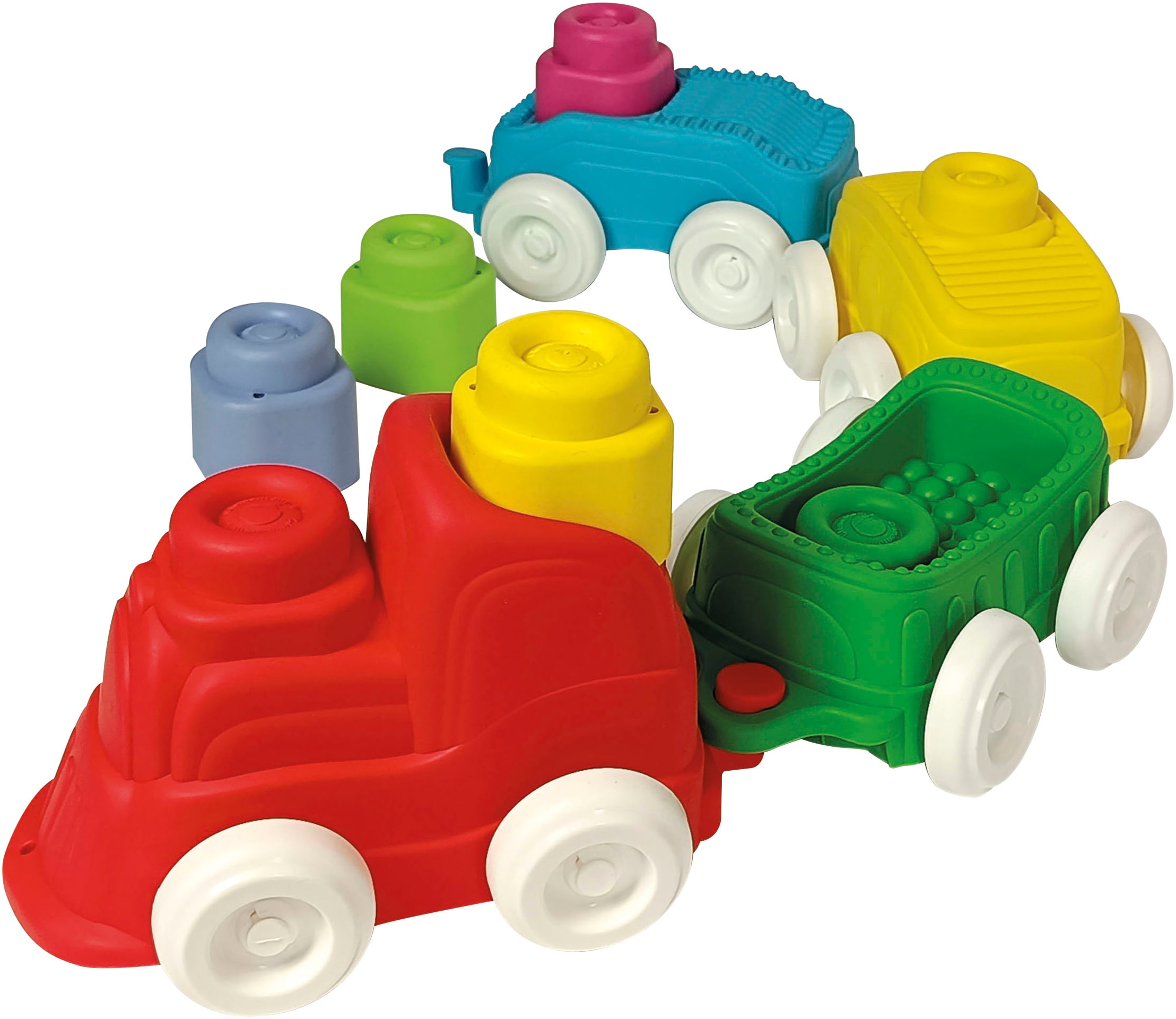 Clementoni® Spielbausteine »Clemmy, Sensorischer Zug«, Made in Europe