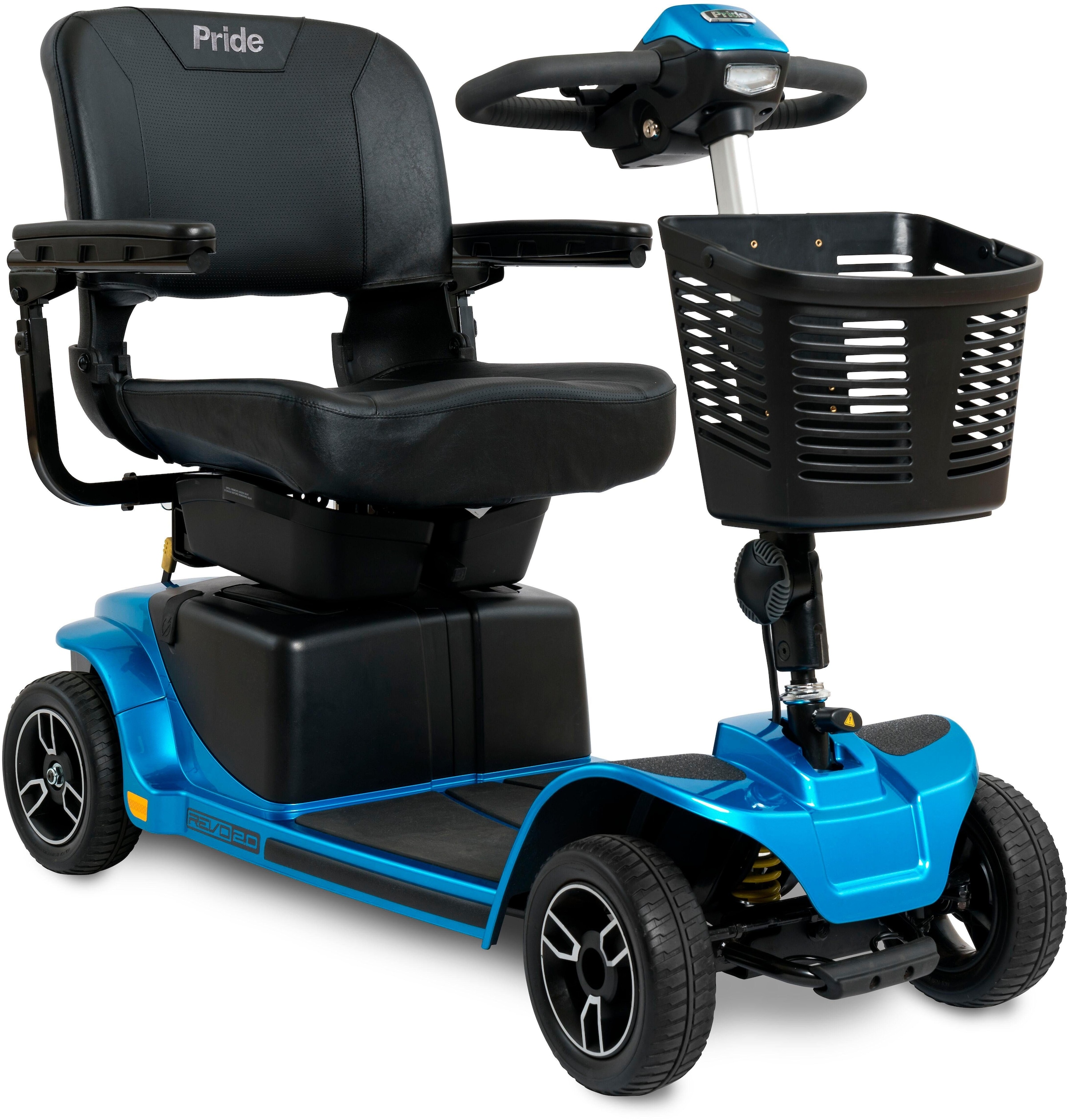 MOBILIS Elektromobil "M44+, zerlegbar, Deltagriff", blau, B:53cm H:96cm L:119cm, Elektromobile, mit USB-Ladebuchse, bis 170kg Zuladung, gefedert,