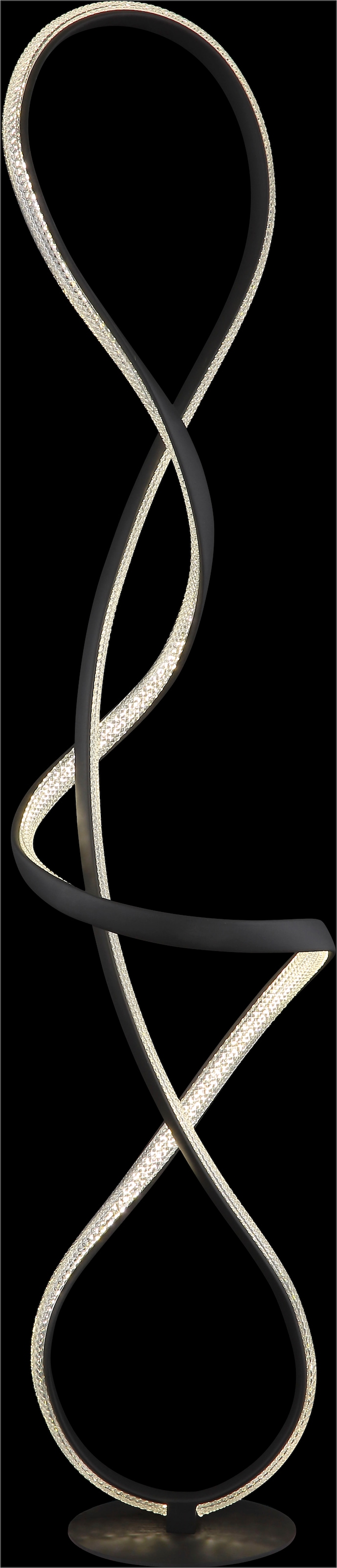 GLOBO LIGHTING Stehlampe »SWIRL« LED-Modul 1 Stk. Warmweiß