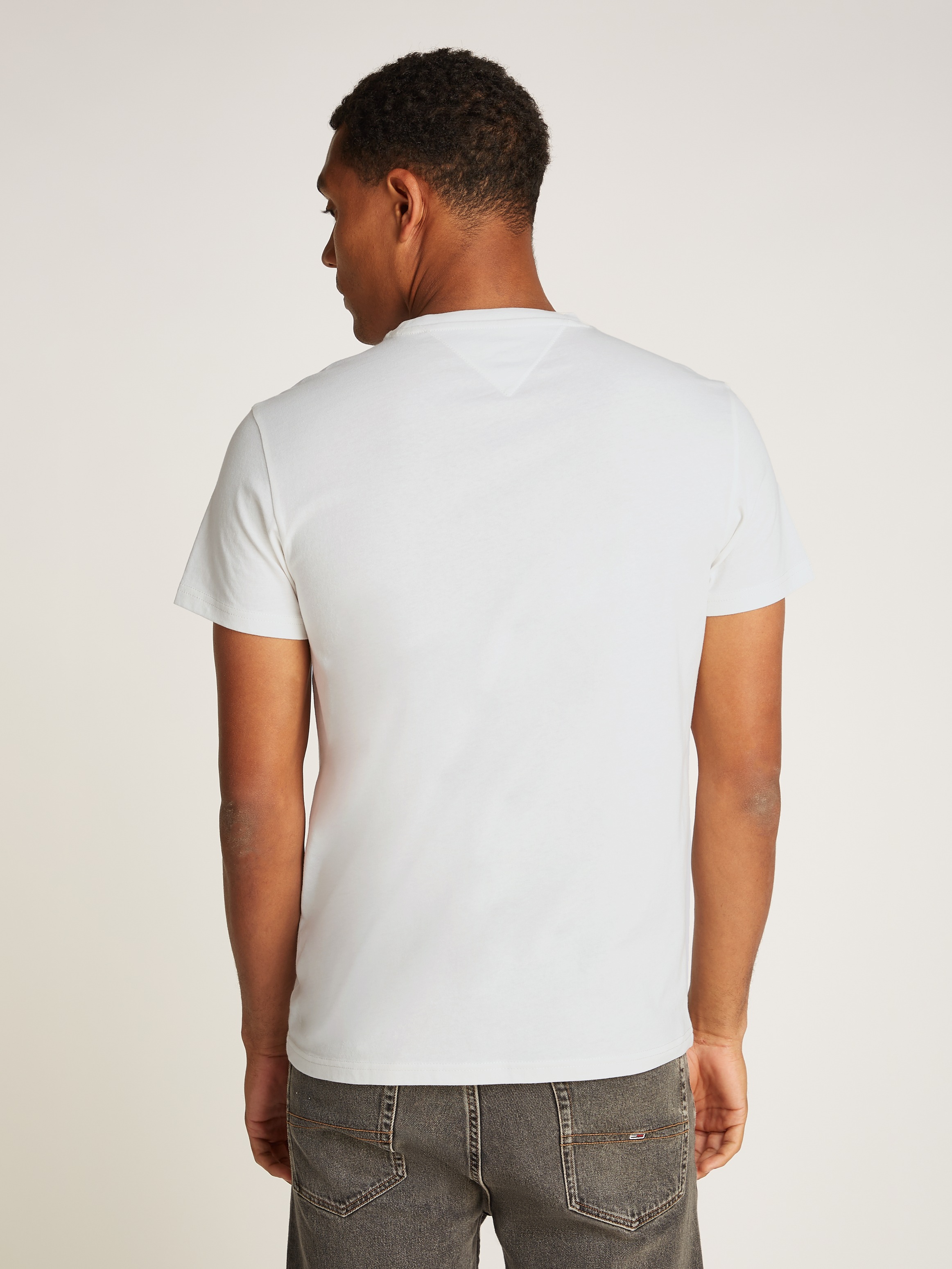 Tommy Jeans Plus Rundhalsshirt "TJM SLIM ENTRY GRAPHIC TEE EXT" in Großen G günstig online kaufen