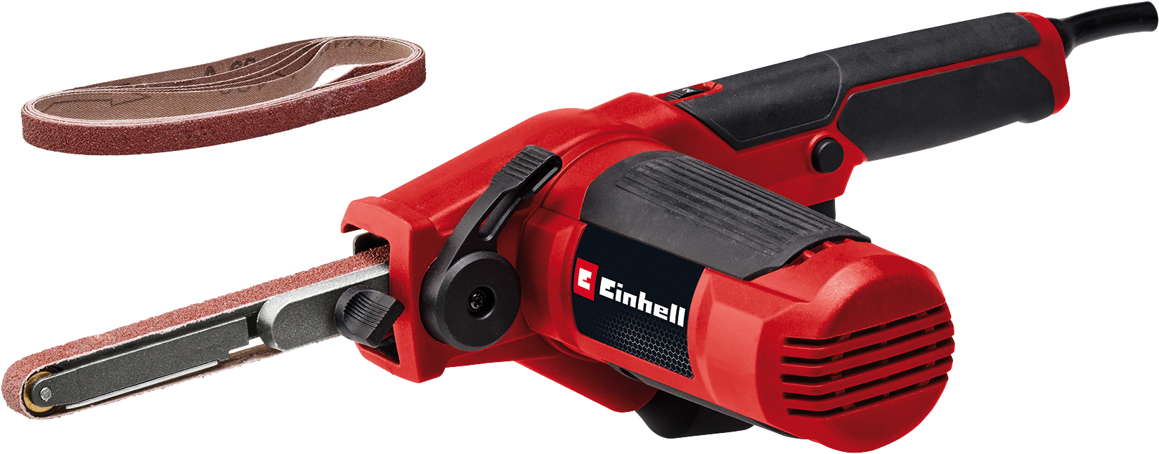 Einhell Bandschleifer "Bandfeile TC-BF 500 E", 500 Watt, mit 6 Schleifbändern und Staubfangsack