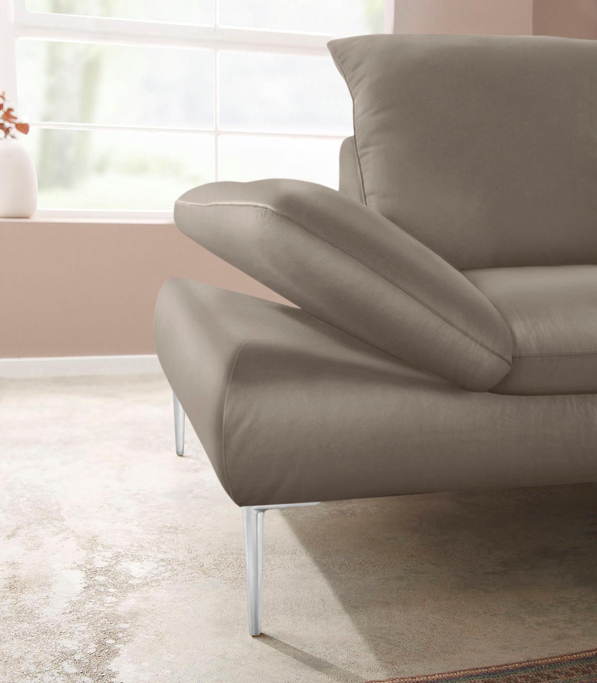 Thumbnail - W.SCHILLIG Ecksofa "enjoy&MORE, Designsofa, elegant und bequem, L-Form", mit Sitztiefenverstellung, Füße Chrom glänzend,...