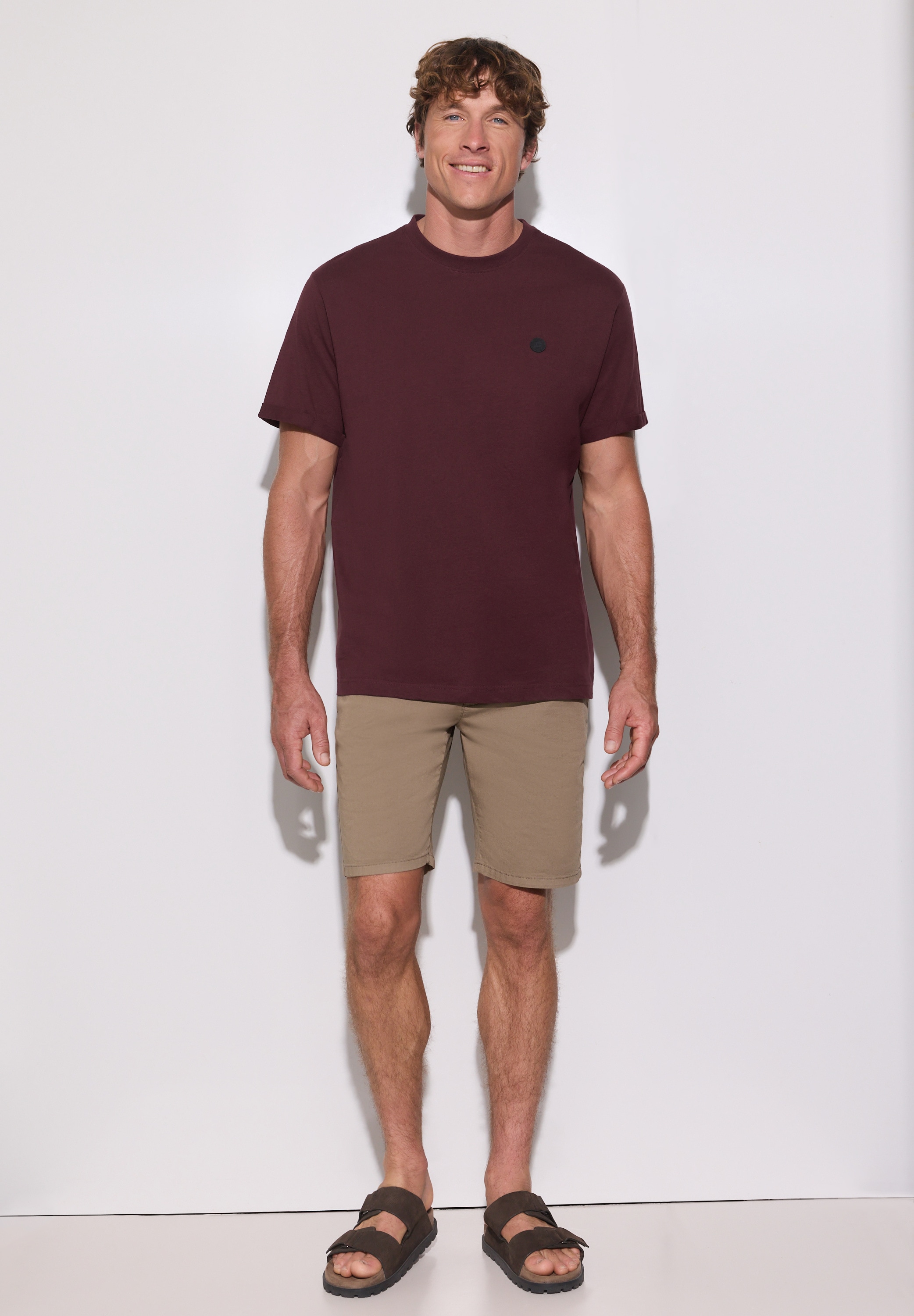 STREET ONE MEN T-Shirt aus reiner Baumwolle