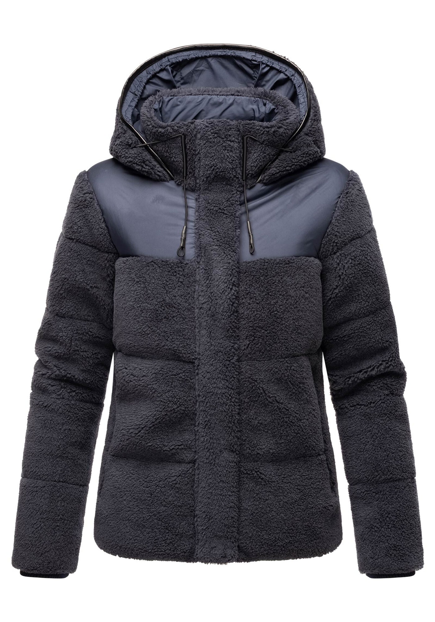 Marikoo Winterjacke »Kaguraa«, warme Teddyfell Sherpa Jacke