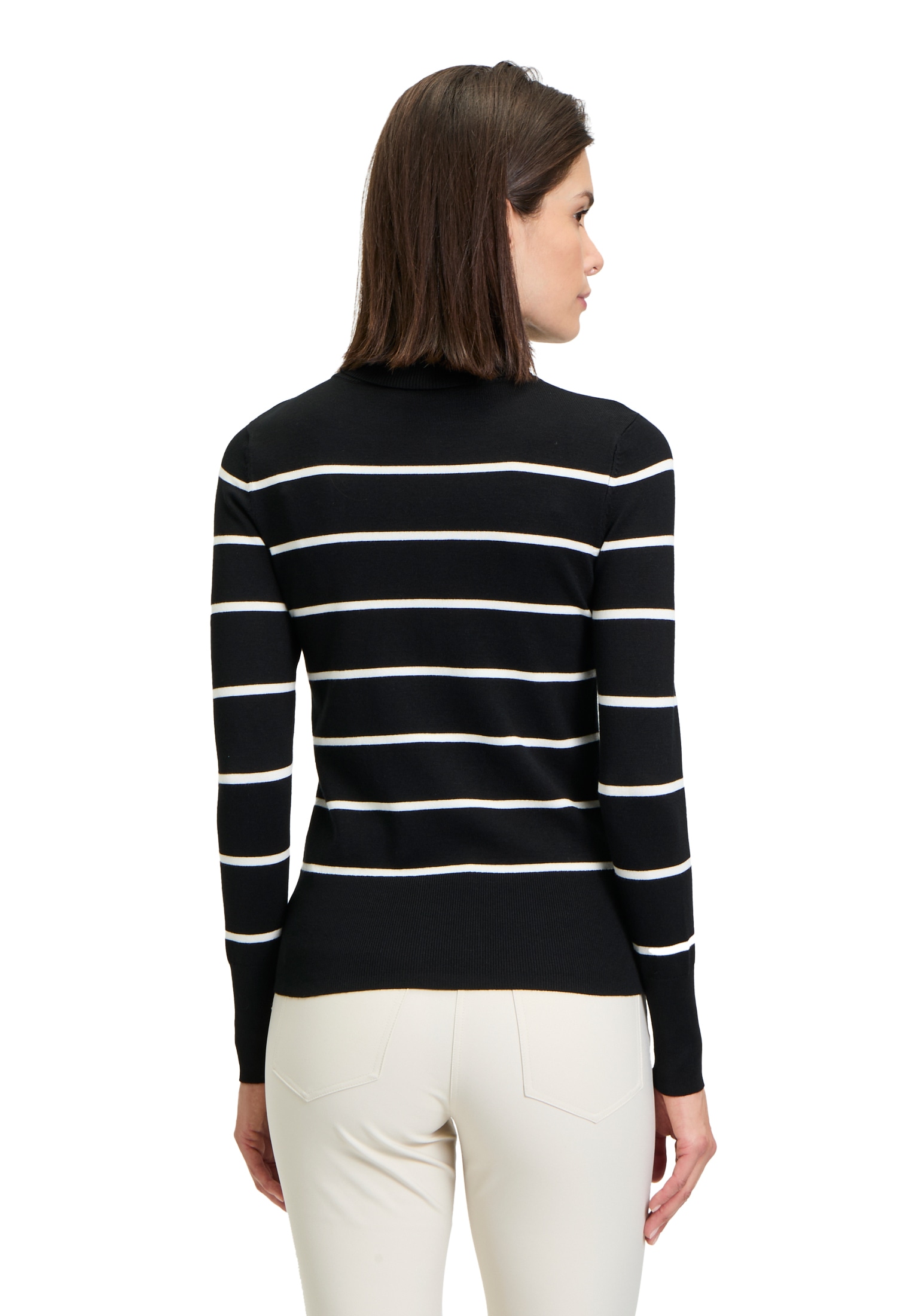 Betty Barclay Strickpullover »Betty Barclay Rollkragenpullover langarm«, (1 tlg.), Kragen