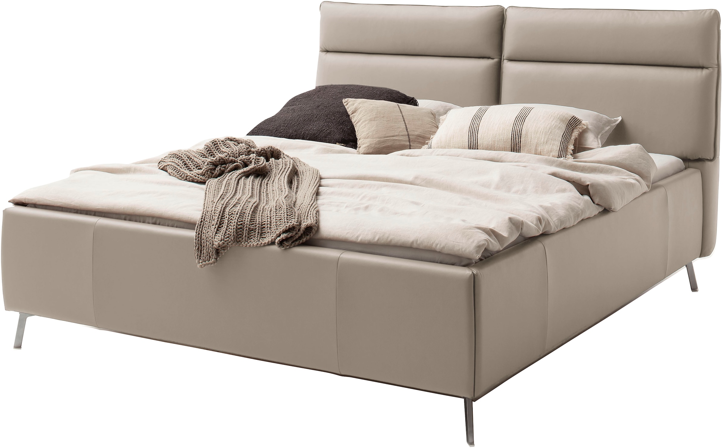 Home affaire Polsterbett "Cozy Town, Kopfteilverstellung, wahweise Überläng günstig online kaufen