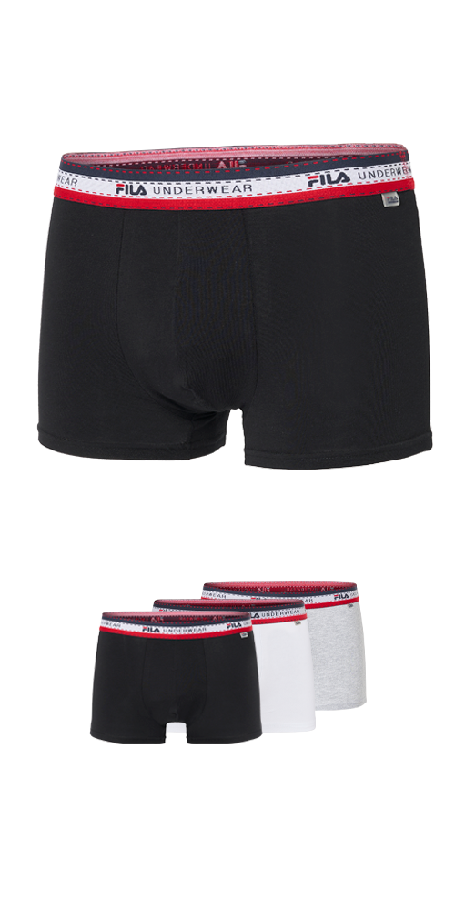Fila Boxershorts "MAN BOXER SHORTS", (3er Pack), elastischer Logo-Webbund, günstig online kaufen