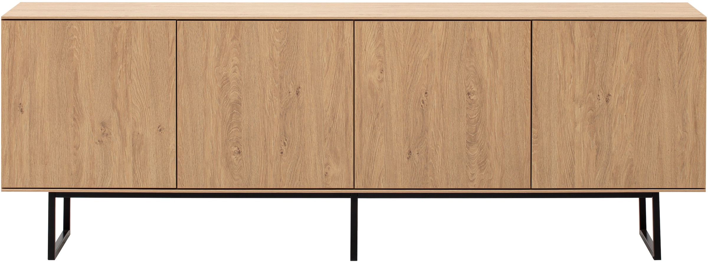 Home affaire Lowboard »Lund, moderner TV-Unterschrank, Kommode mit Kufengestell«, ausreichend Stauraum, vielseitig einsetzbar, 200 cm breit
