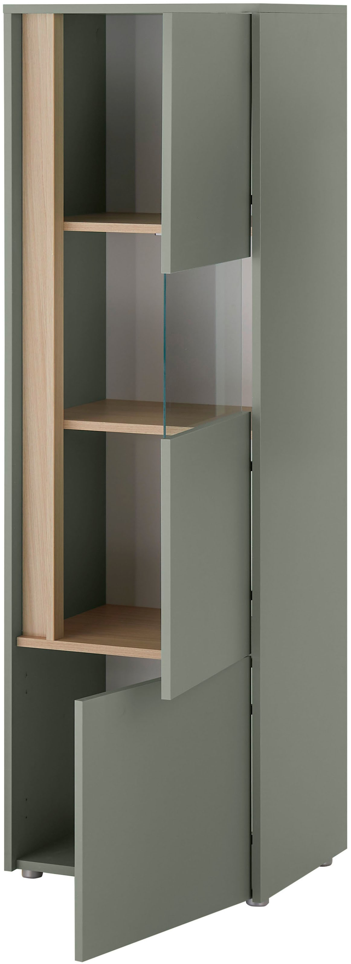 INOSIGN Vitrine »City/Giron, moderner Hochschrank, Glasvitrine«, zeitlos, modern, ausreichend Stauraum, vielseitig einsetzbar