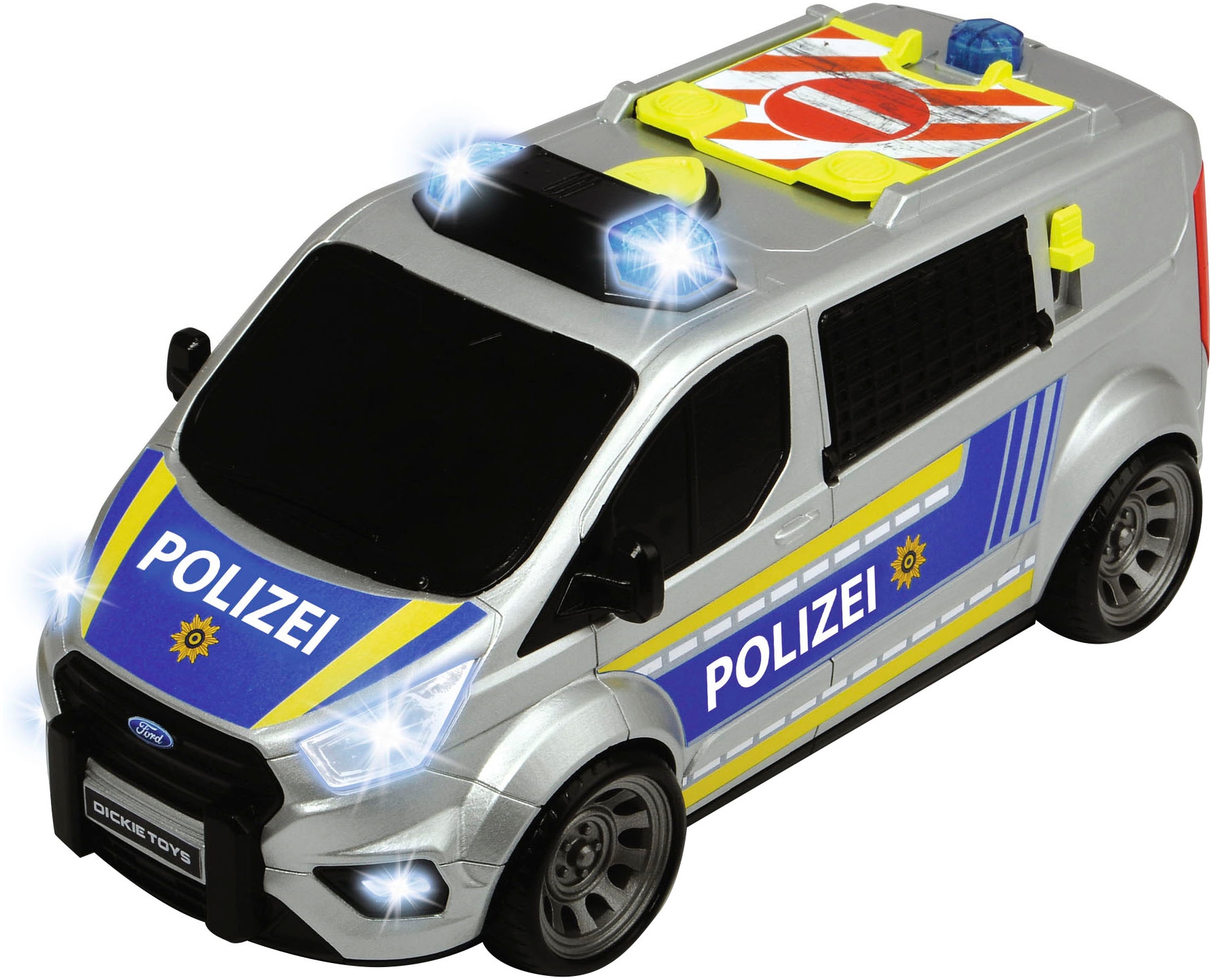 Dickie Toys Spielzeug-Transporter »Ford Transit Police«, mit Licht und Sound