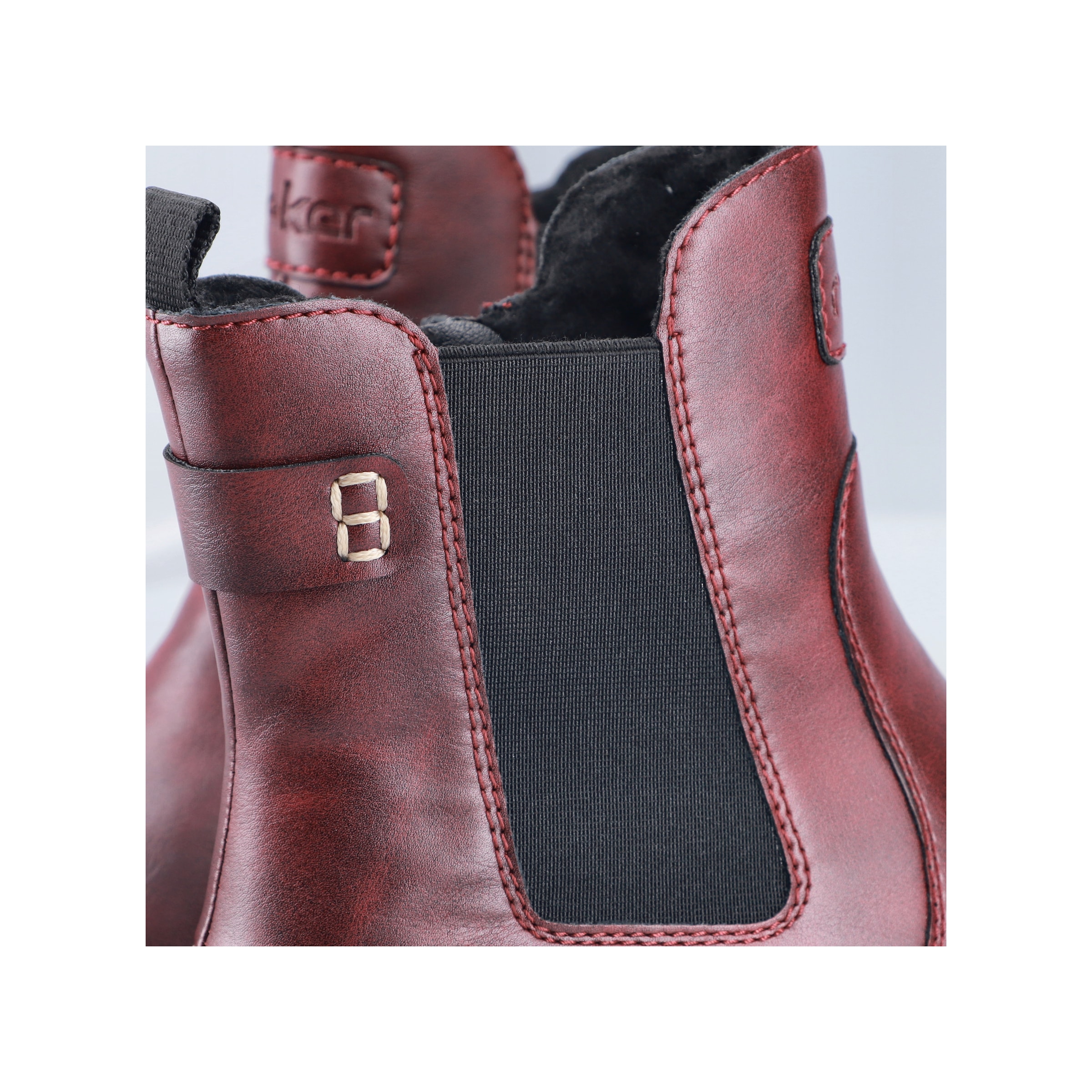Rieker Winterboots  Keilboots, Stiefelette mit Profilsohle und Stretcheinsatz