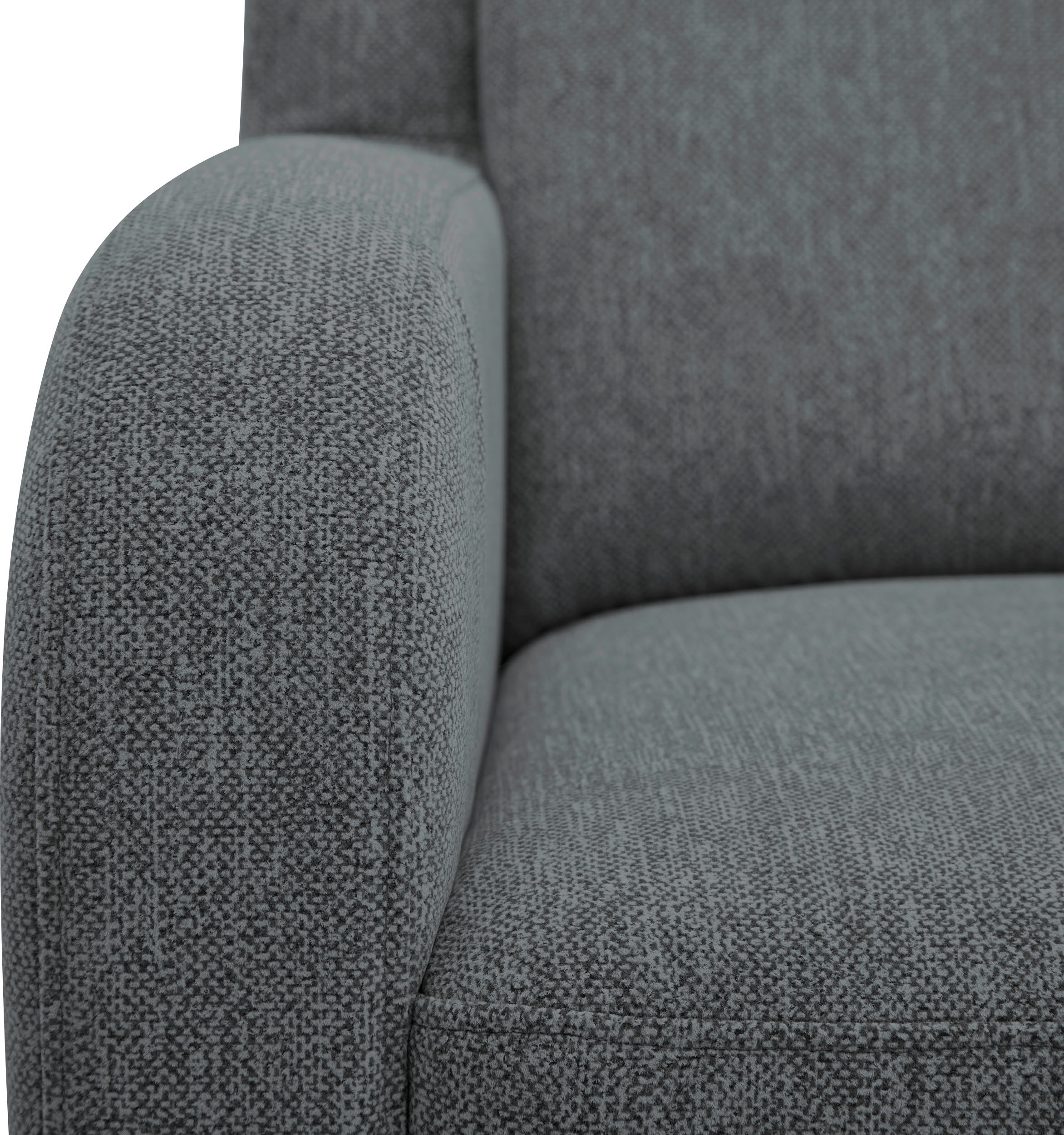 VILLA BECK Ecksofa »Varese L-Form«, (2 St.), Kopfteilverstellung, wahlweise mit Sitzvorzug, in Sitzhöhe 49 cm