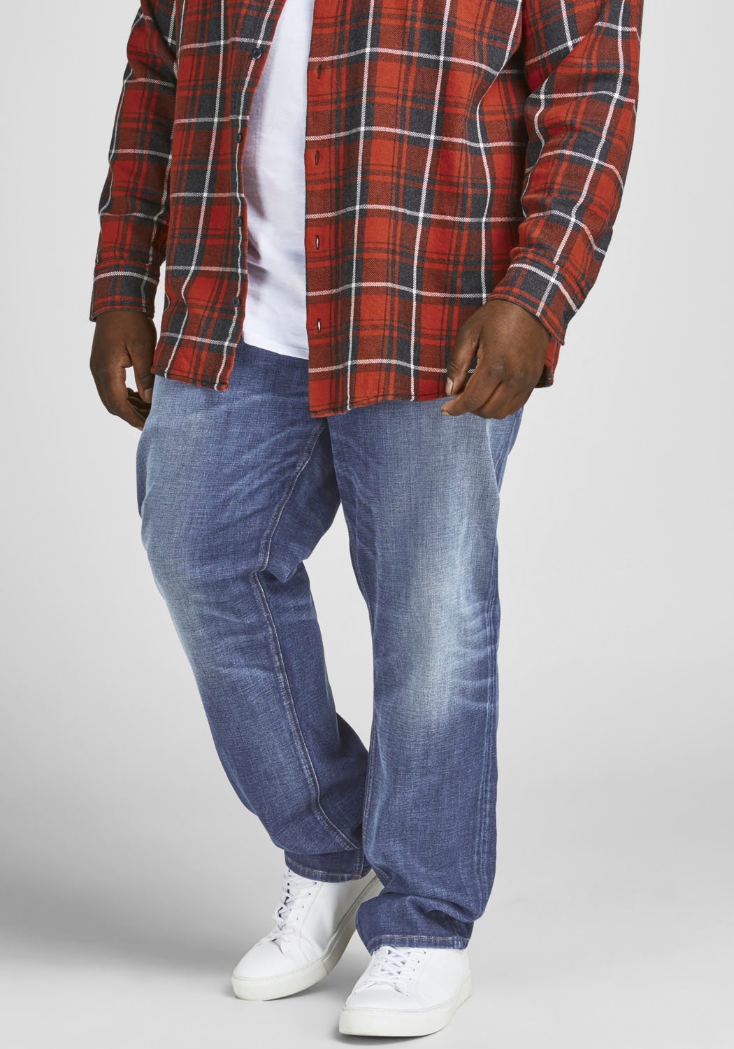Jack & Jones PlusSize Slim-fit-Jeans "GLENN ORIGINAL", Bis Weite 48